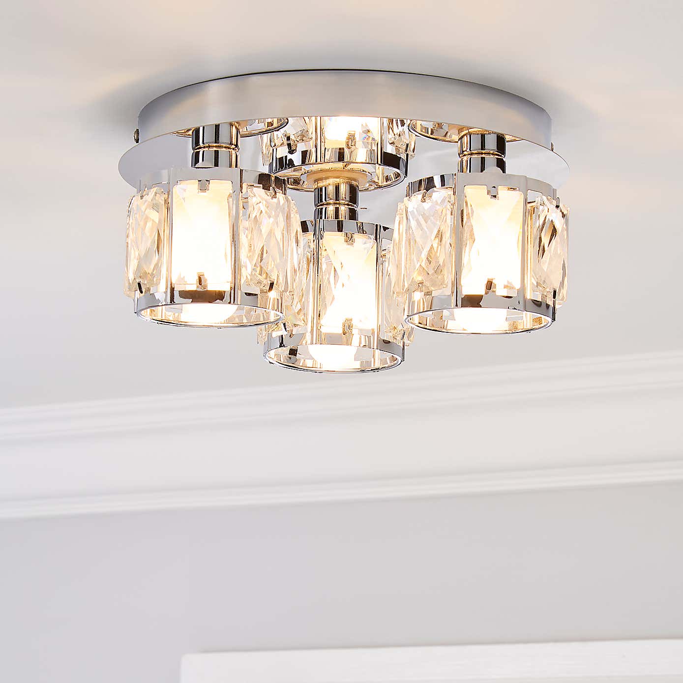 Kylie Bathroom 3 Light Flush Ceiling Fitting