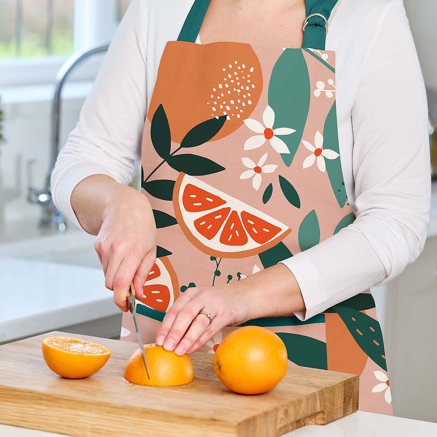 Dexam Exotic Fruit Blush Cotton Adult Apron