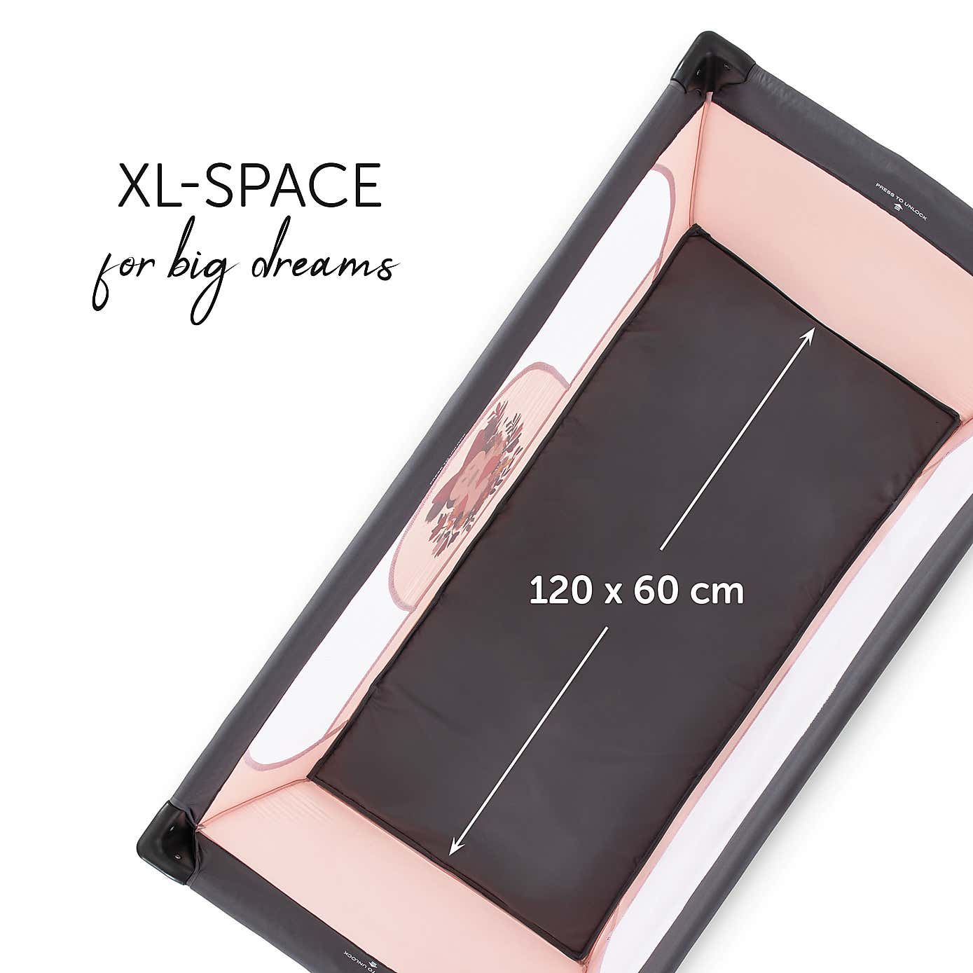 Disney Dream 'n Play Minnie Sweetheart Travel Cot