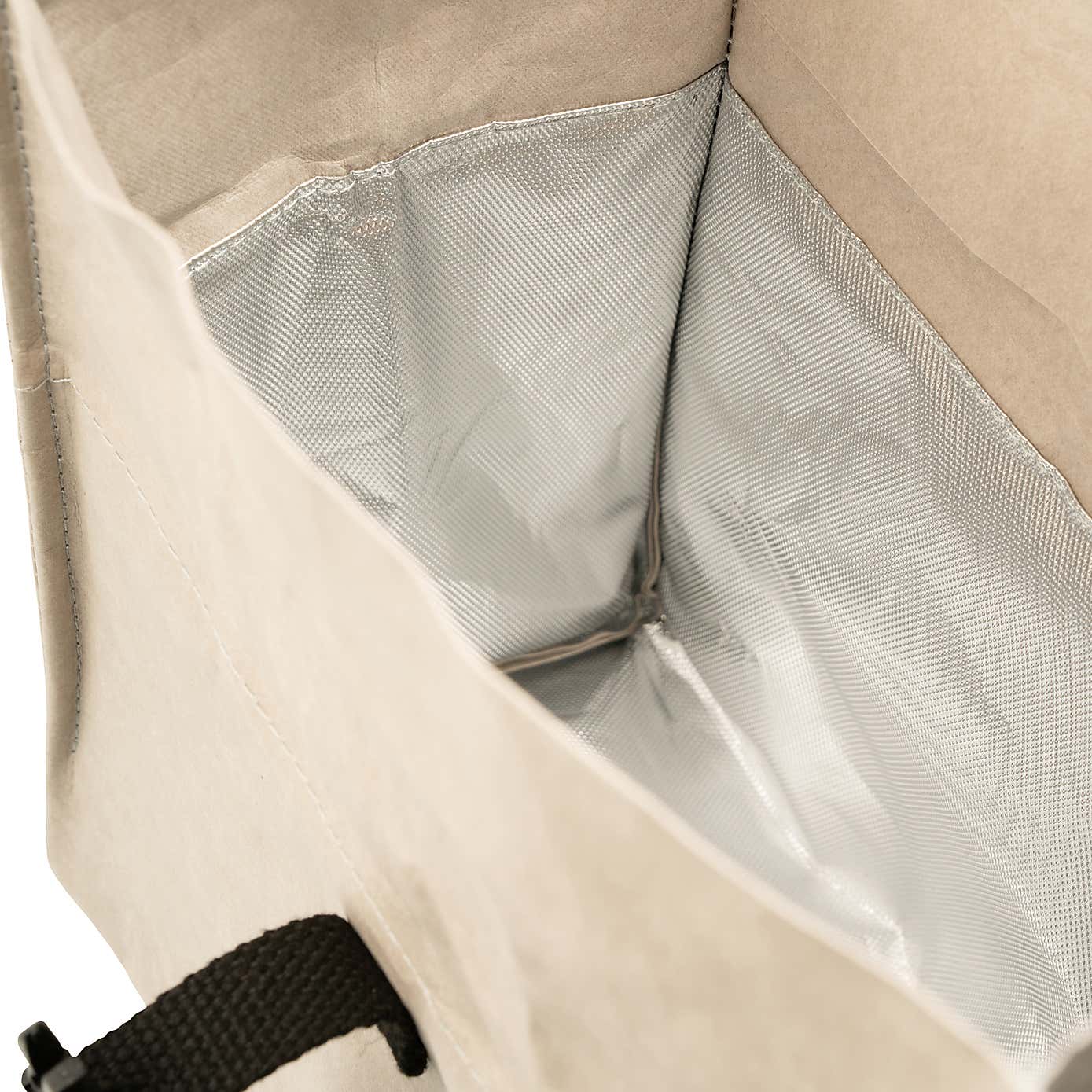 &Again Grey Paper Cooler Lunch Bag