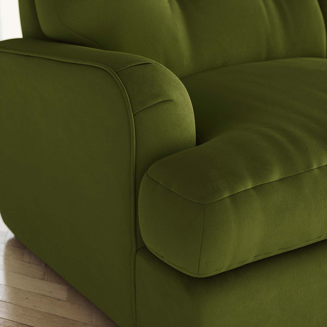 Martha Matte Plush Velvet 2 Seater Double Sofa Bed