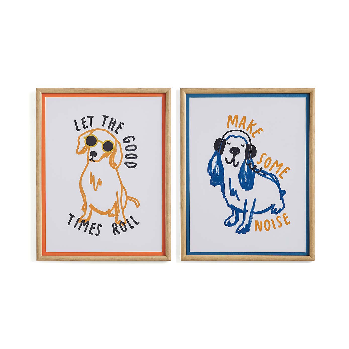 Set of 2 Elements Good Times Framed Prints