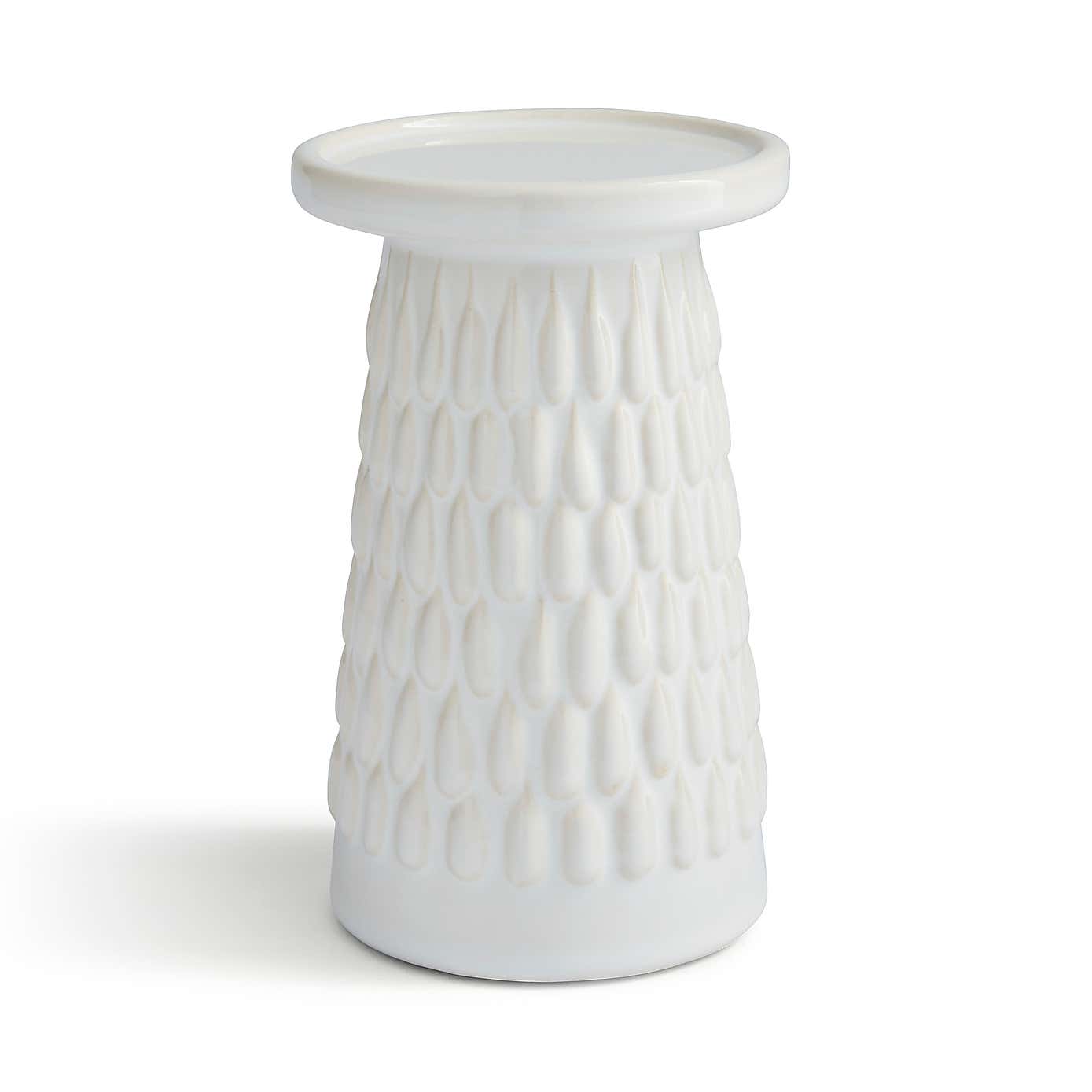 Zen Ceramic Pillar Candle Holder