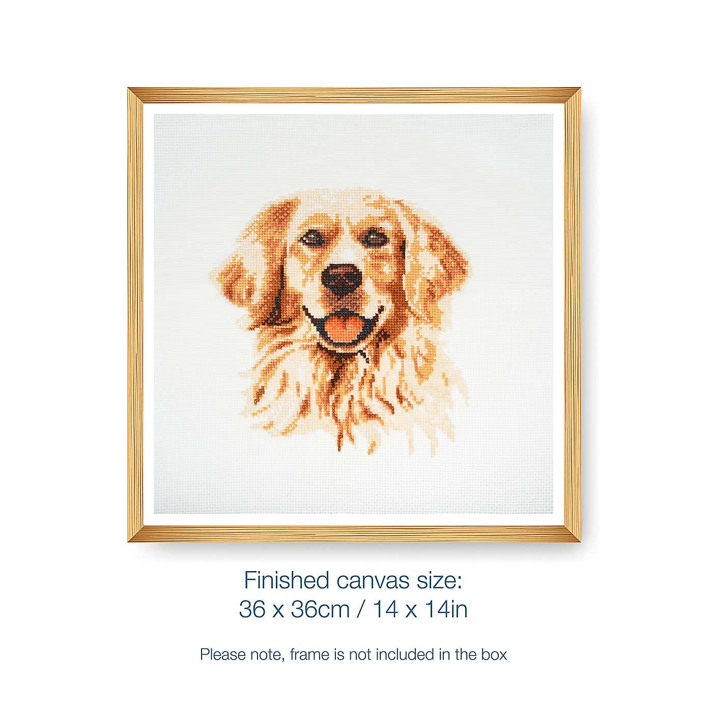 Cross Stitch Golden Retriever