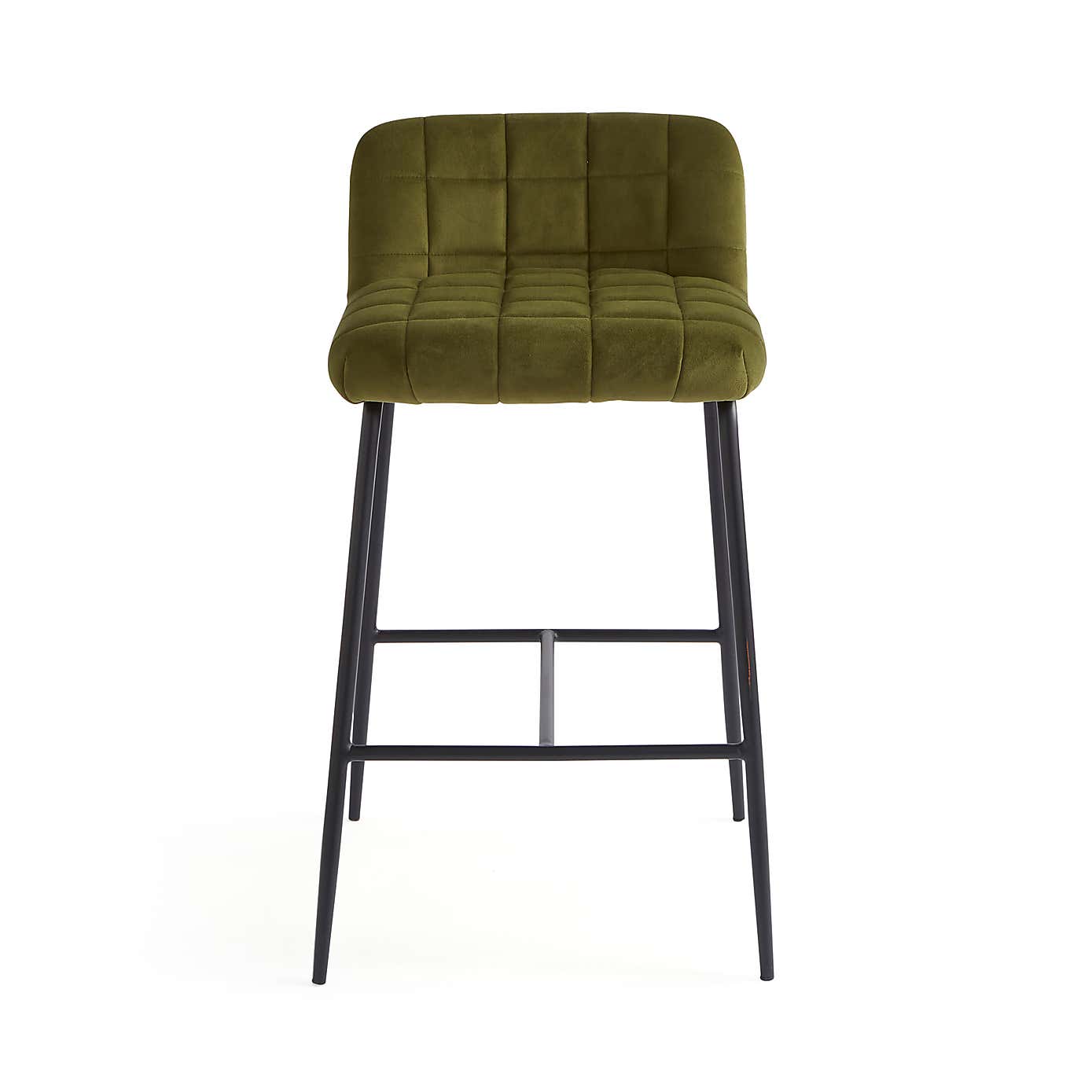 Caden Counter Height Bar Stool, Velvet