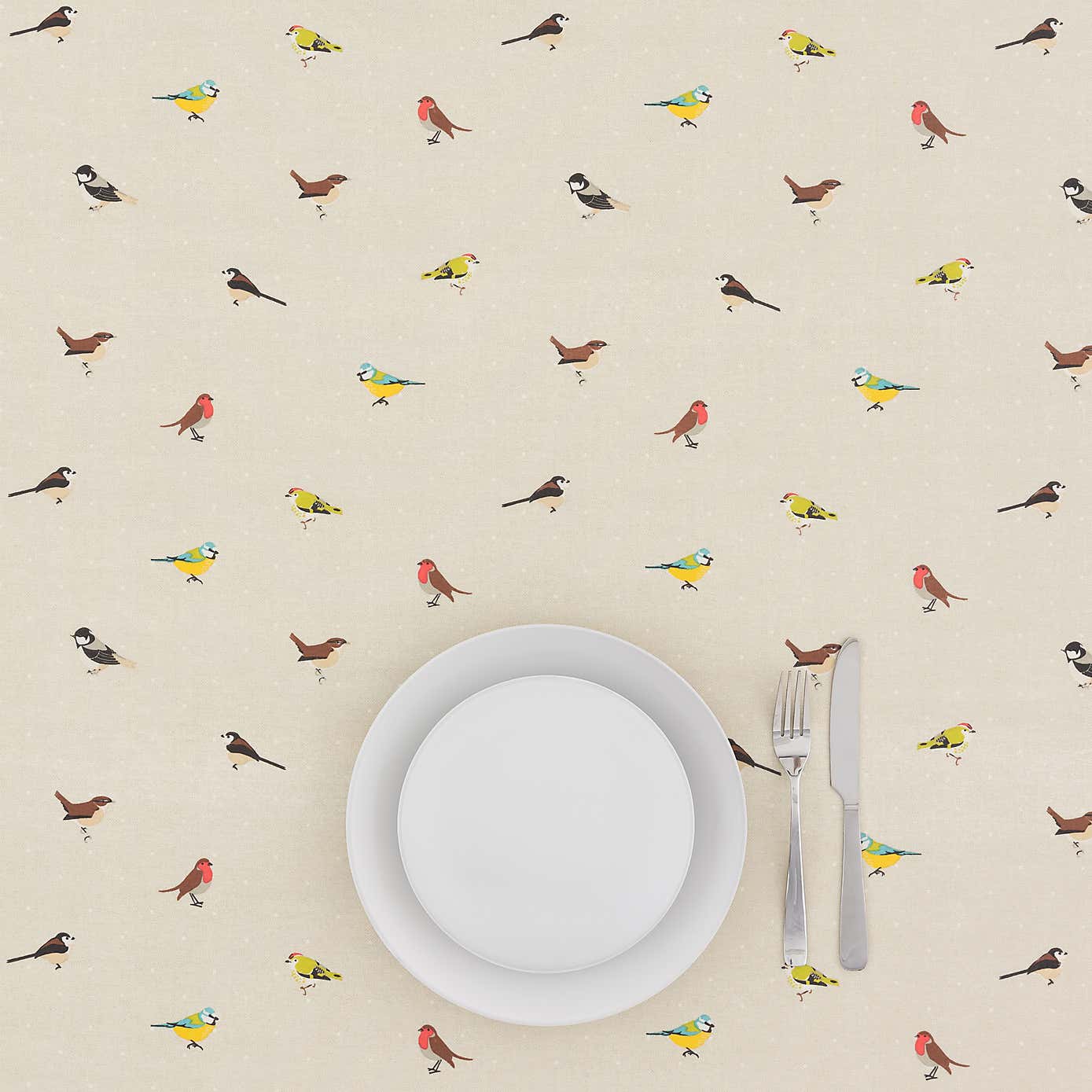 Garden Birds Natural PVC