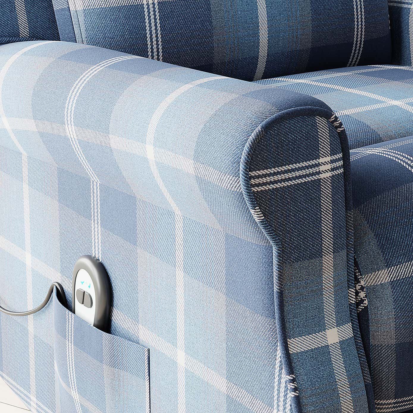 Edith Check Rise and Recline Chair