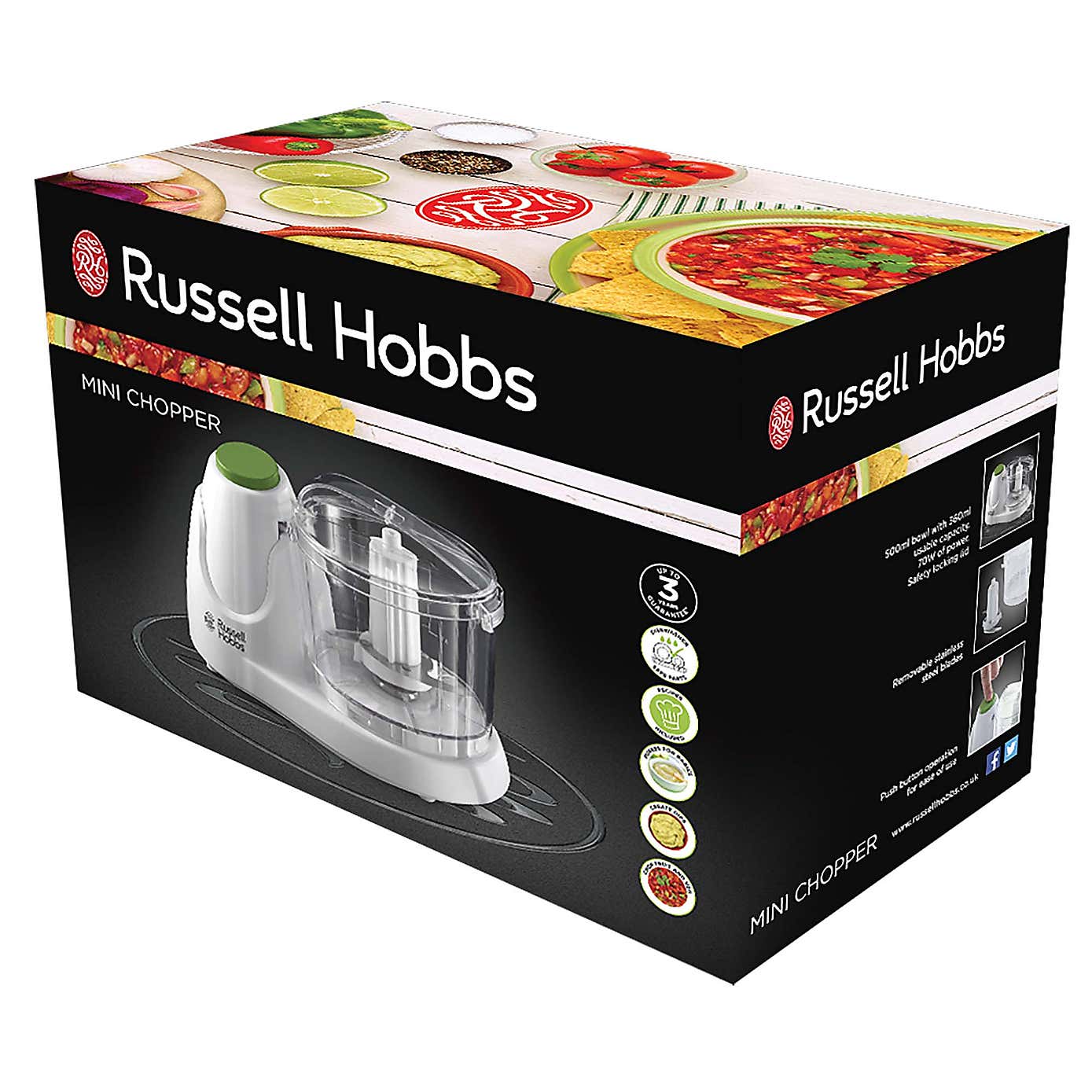 Russell Hobbs Food Collection White Mini Chopper