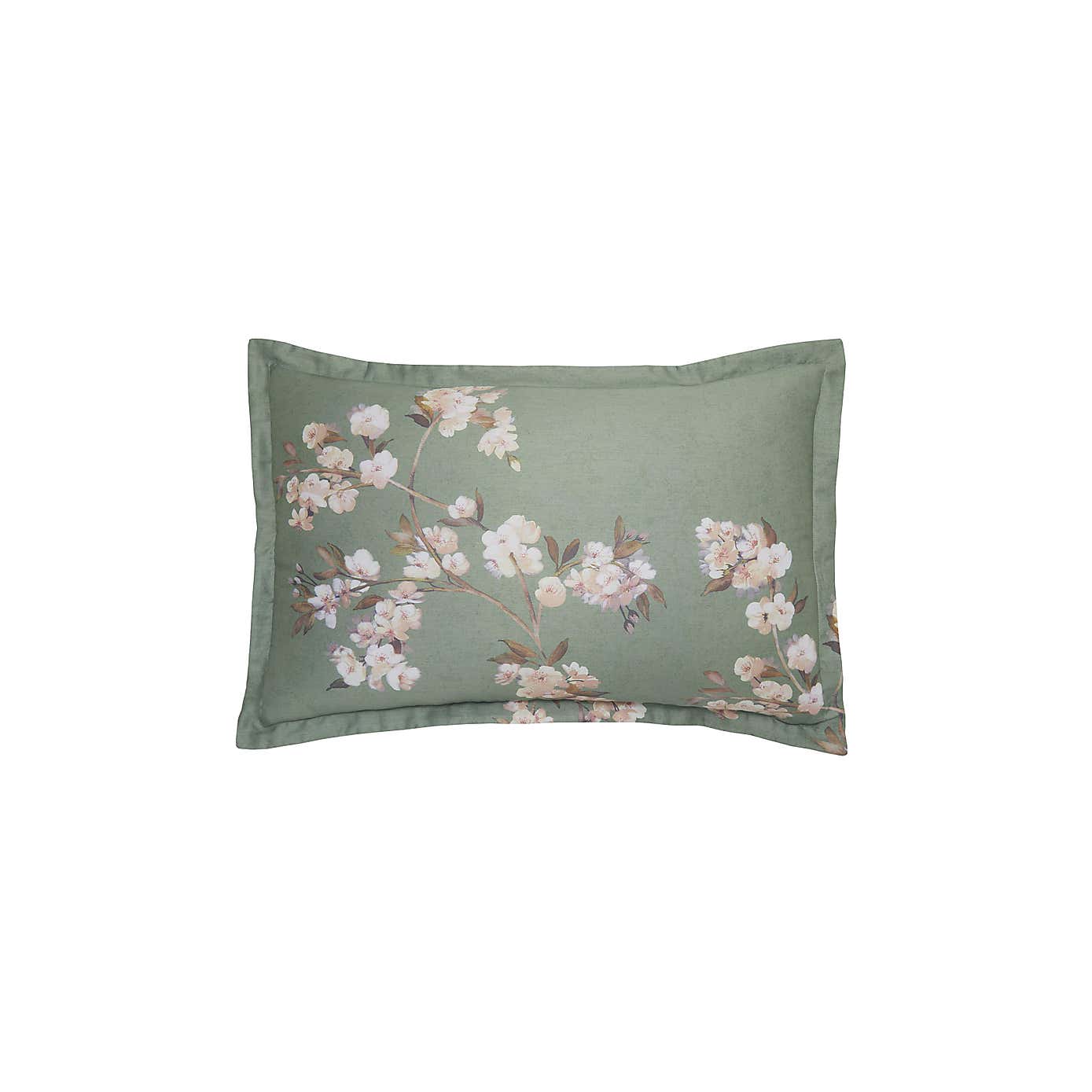 Holly Willoughby Blossoming Trail Sage 100% Cotton Oxford Pillowcase