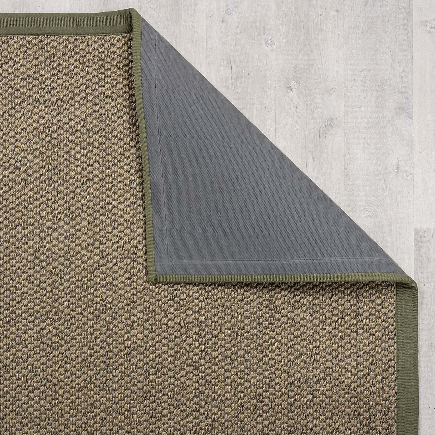 Sisal Look Washable Border Runner