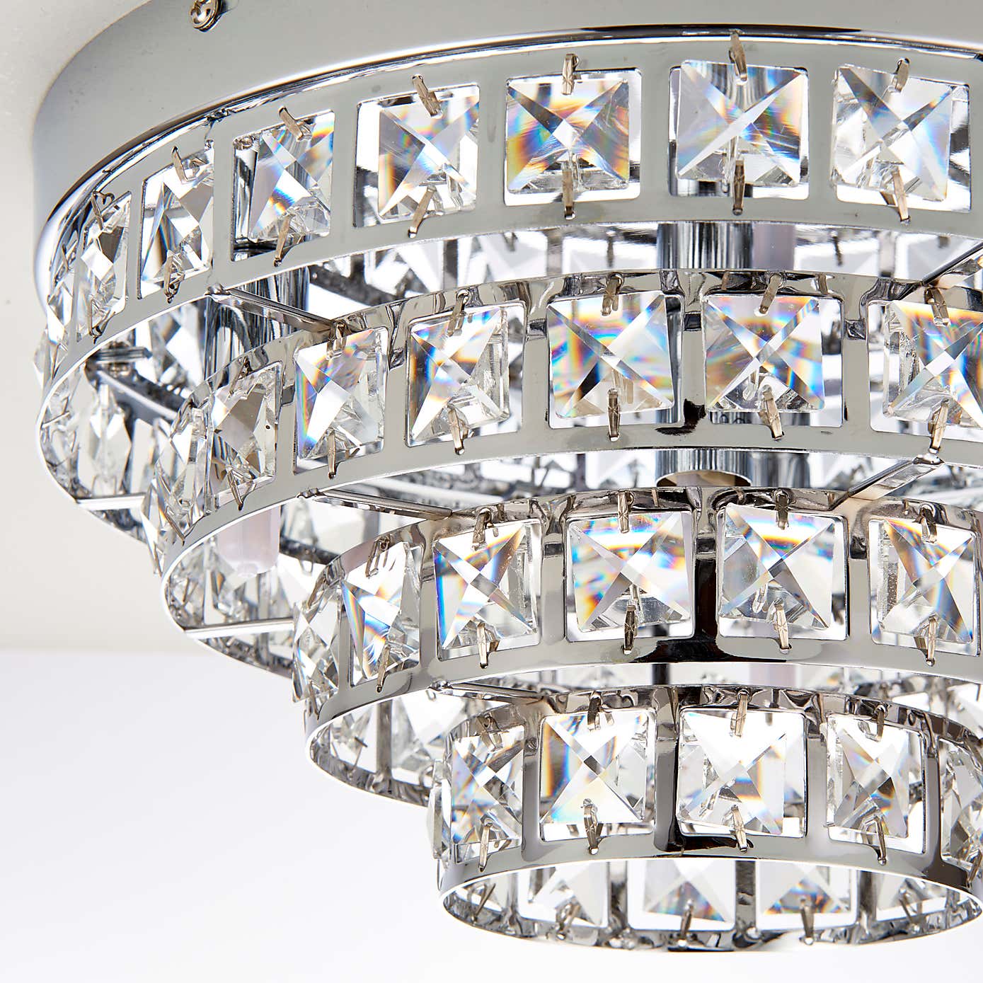 Vogue Motown 4 Light Flush Ceiling Fitting