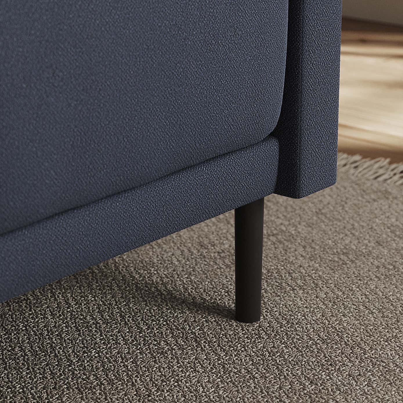 Mae Corner Dining Bench, Boucle