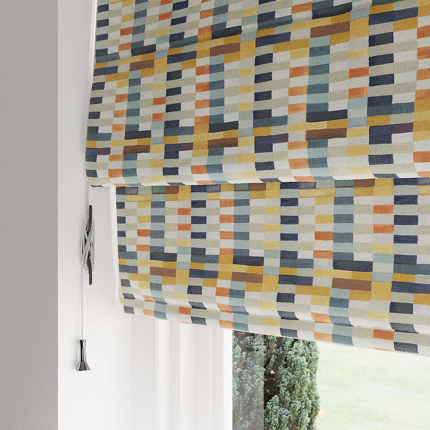 Bryson Multicoloured Blackout Roman Blind