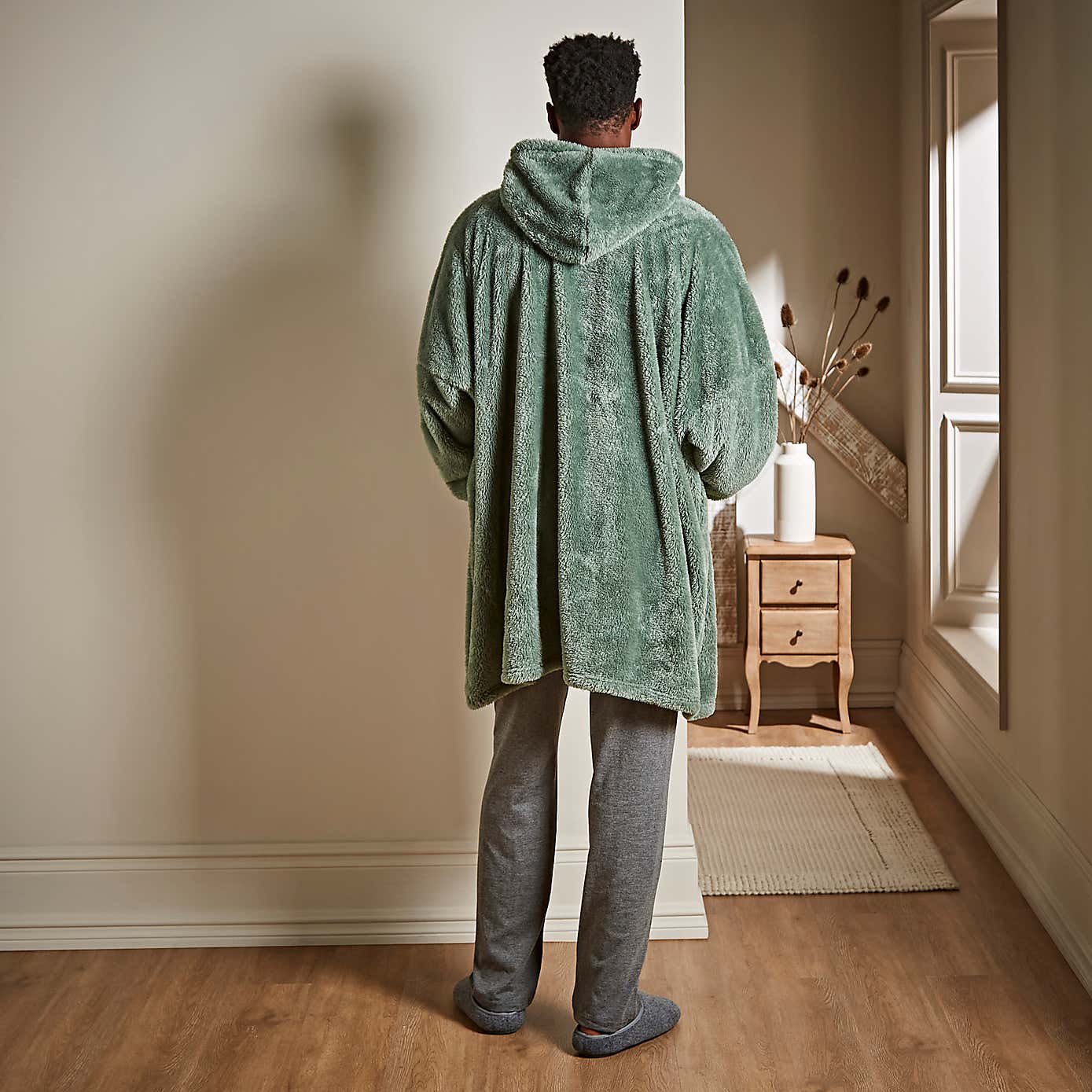 Teddy Oversized Blanket Hoodie