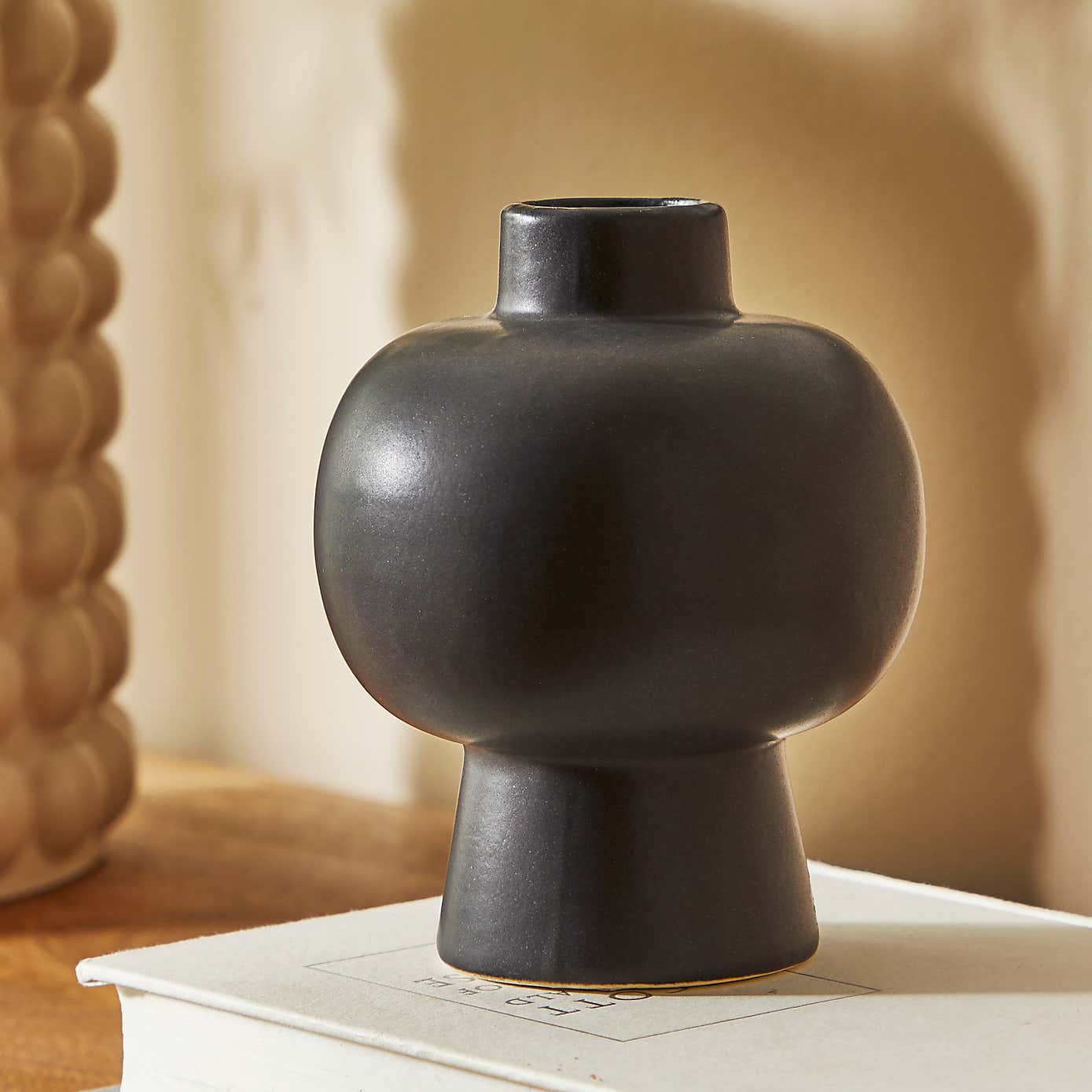 Vase 10cm Black