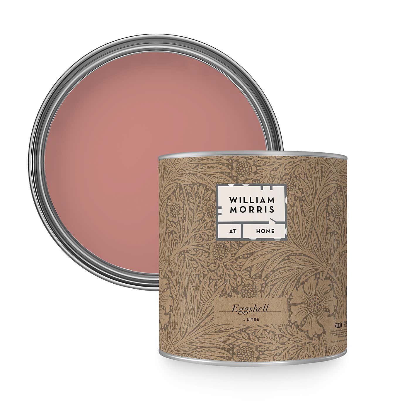 William Morris At Home Poached Rhubarb Eggshell Paint