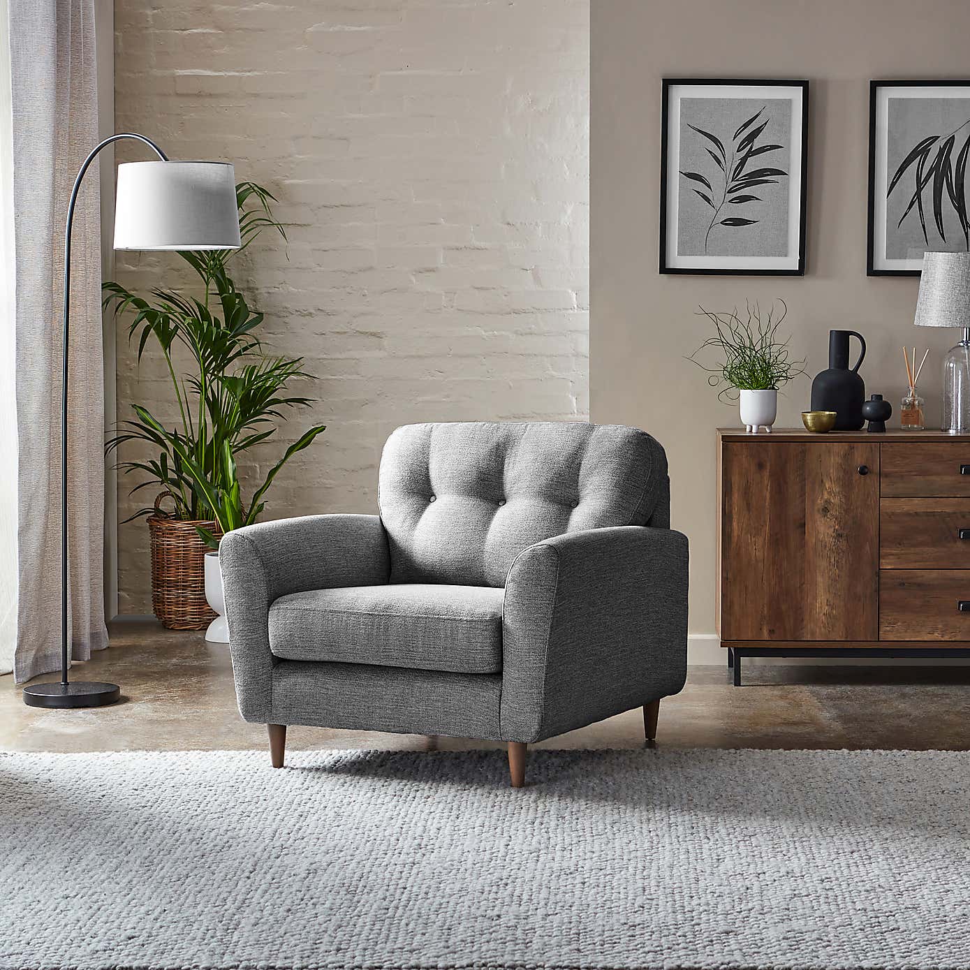 Sven Tonal Weave Snuggle Chair