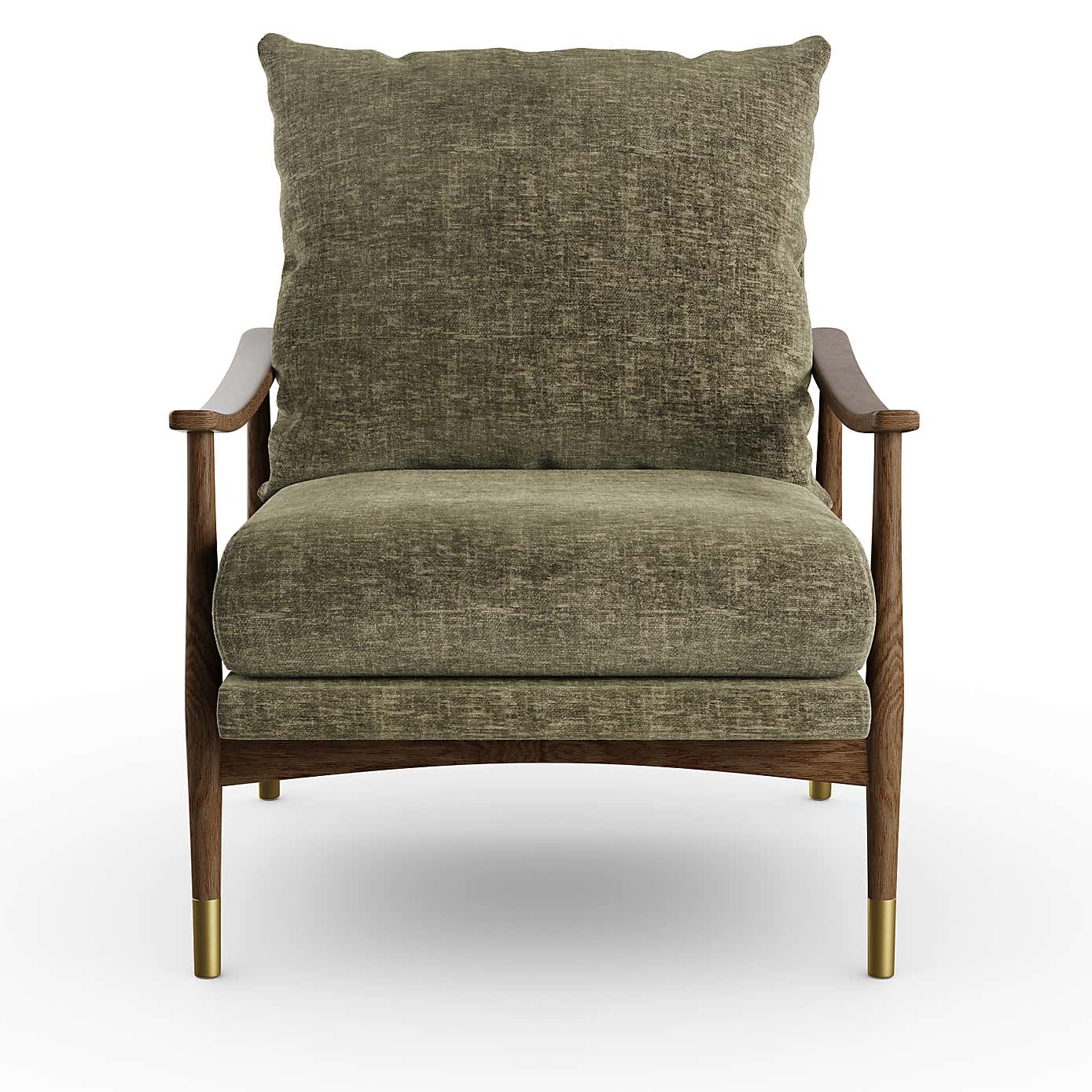 Nelson Distressed Chenille Occasional Armchair