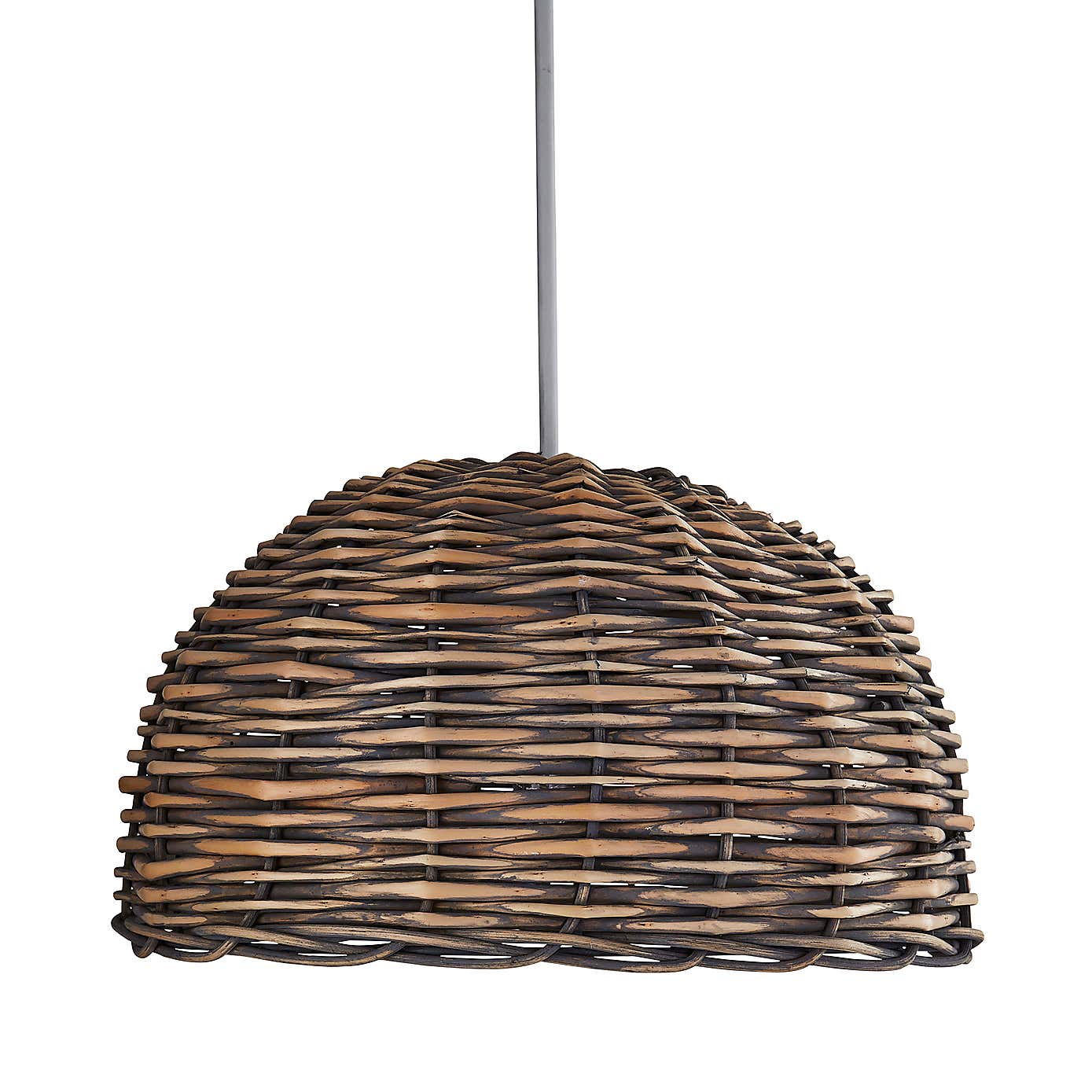 Lari Split Weave Grey Easy Fit Pendant Shade