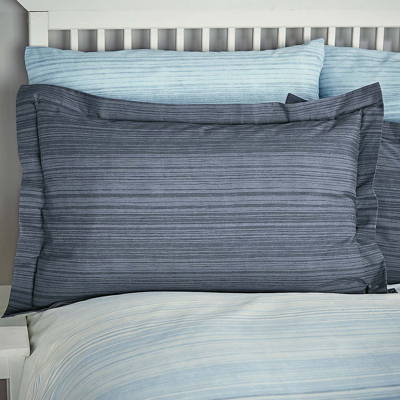 Halton Blue Oxford Pillowcase