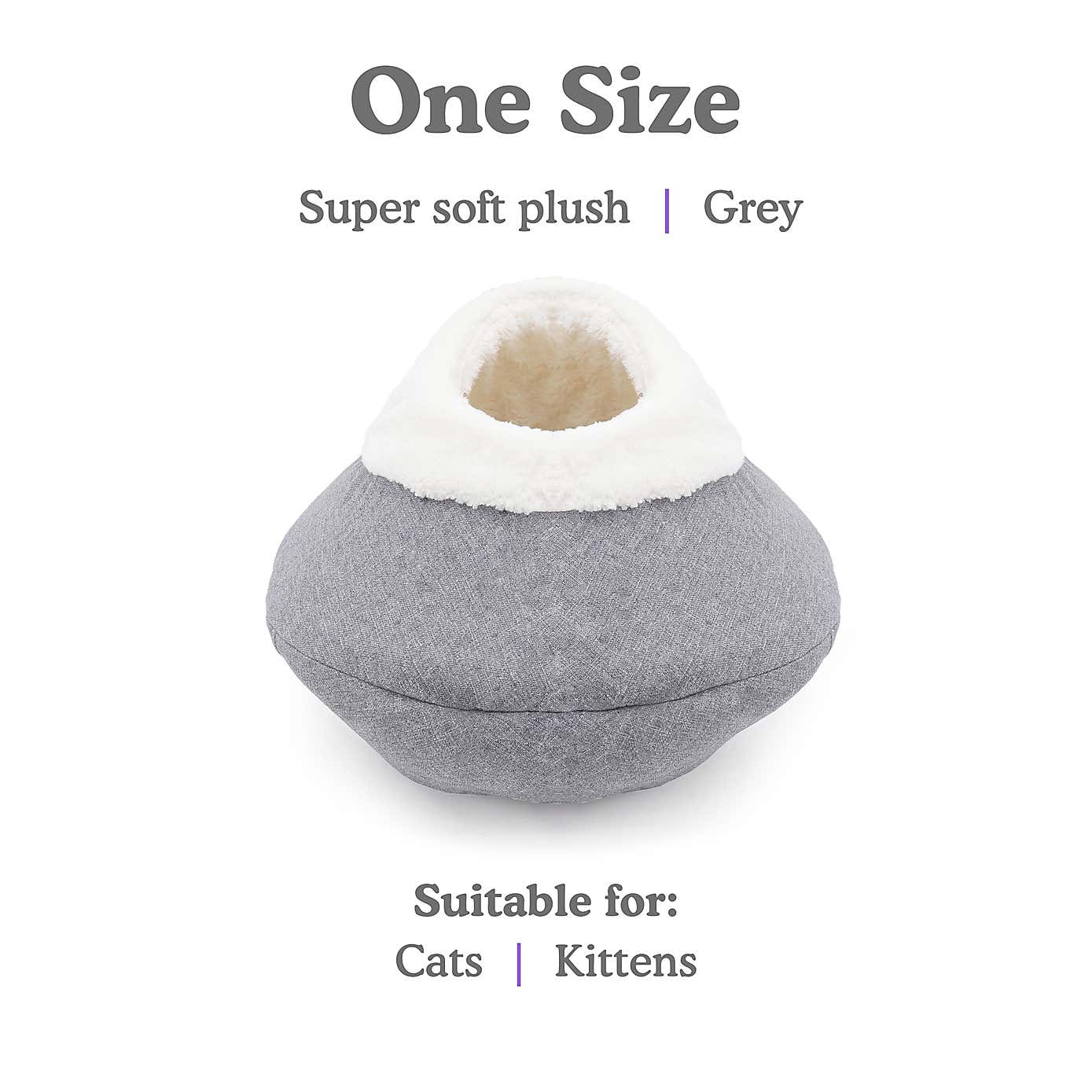 Rosewood Cosy Cat Cave Pet Bed