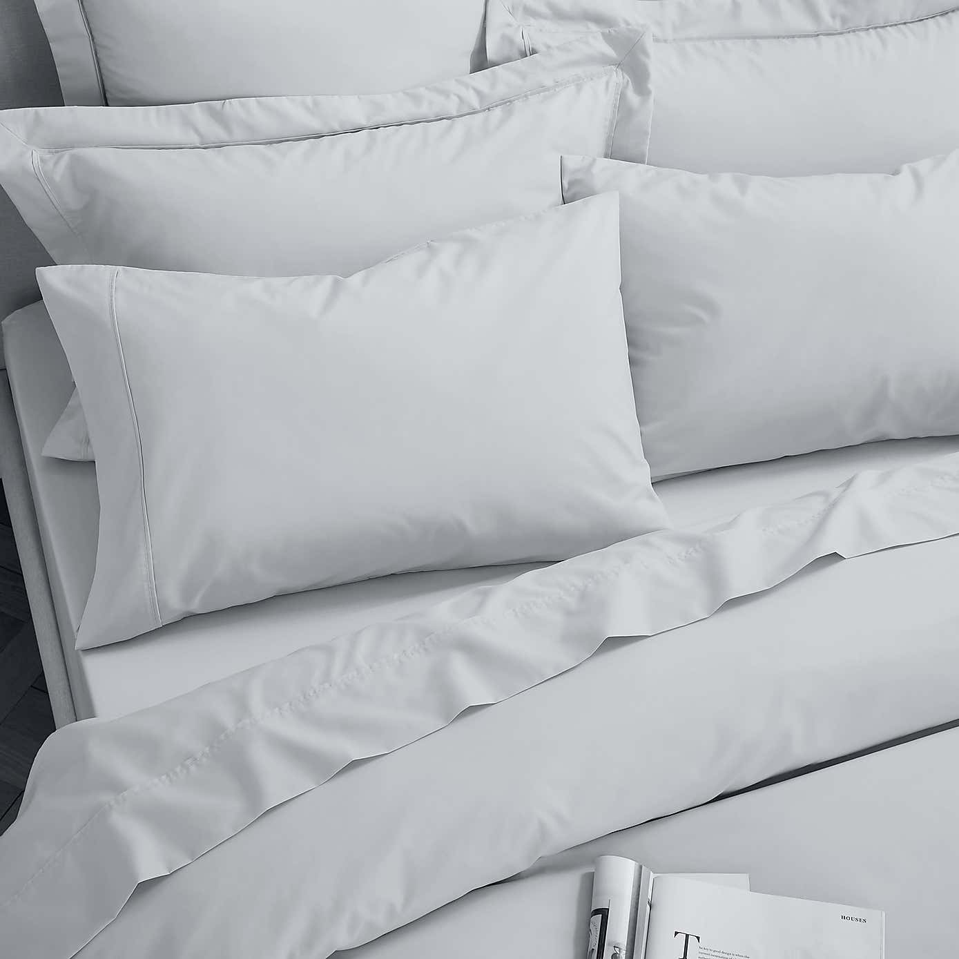 Dorma 400 Thread Count Cotton Percale Flat Sheet