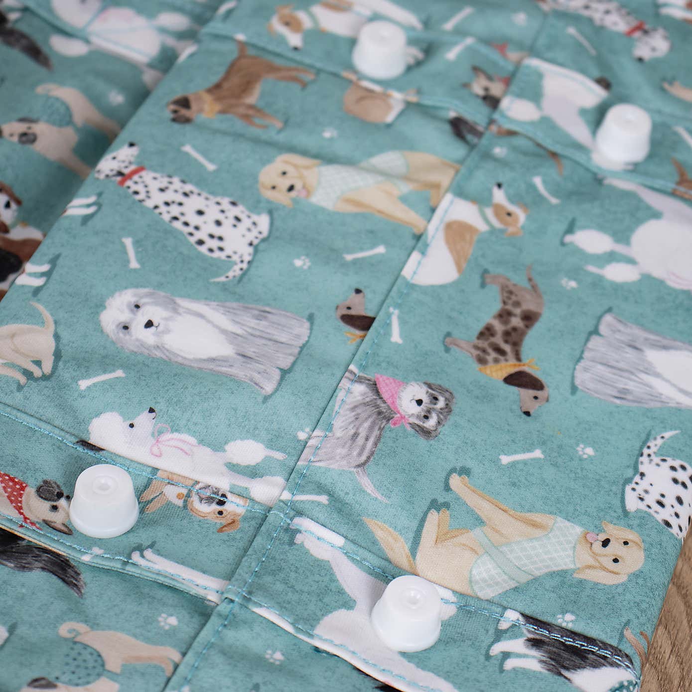 Blue Scotty Dogs Sewing Machine Bag