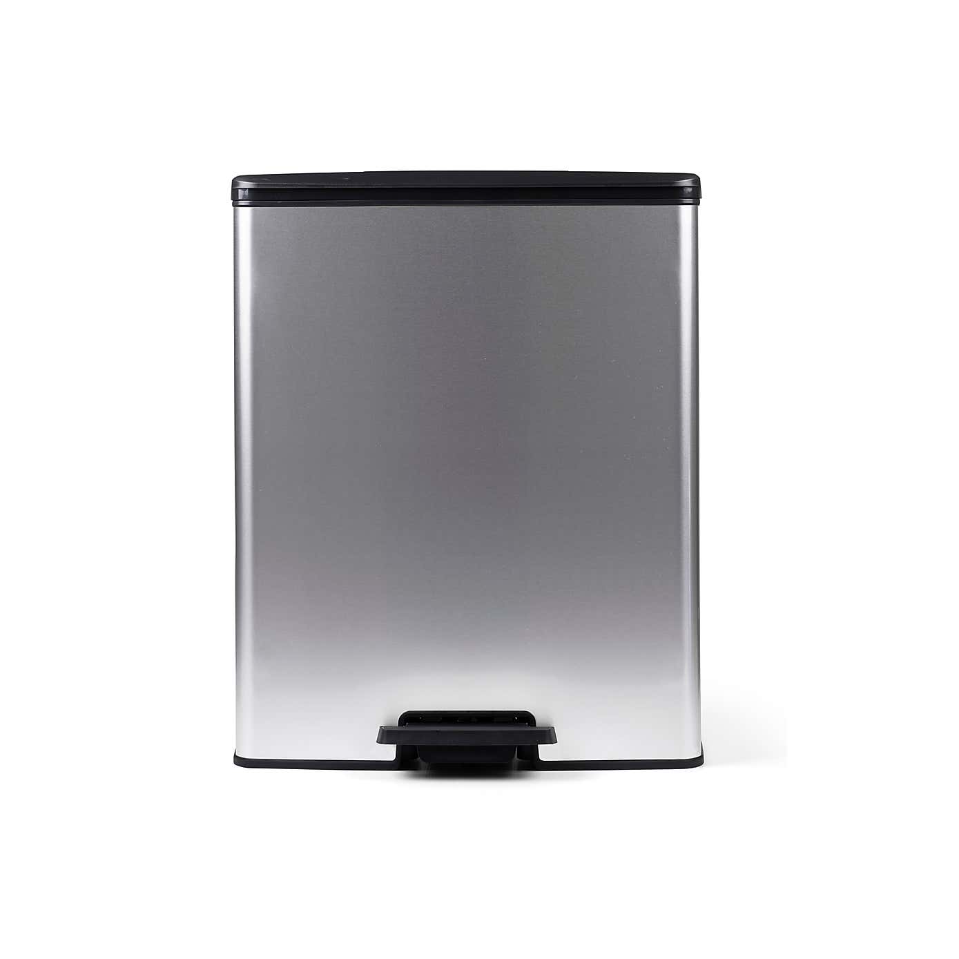 Curver Deco Bin 65L Silver