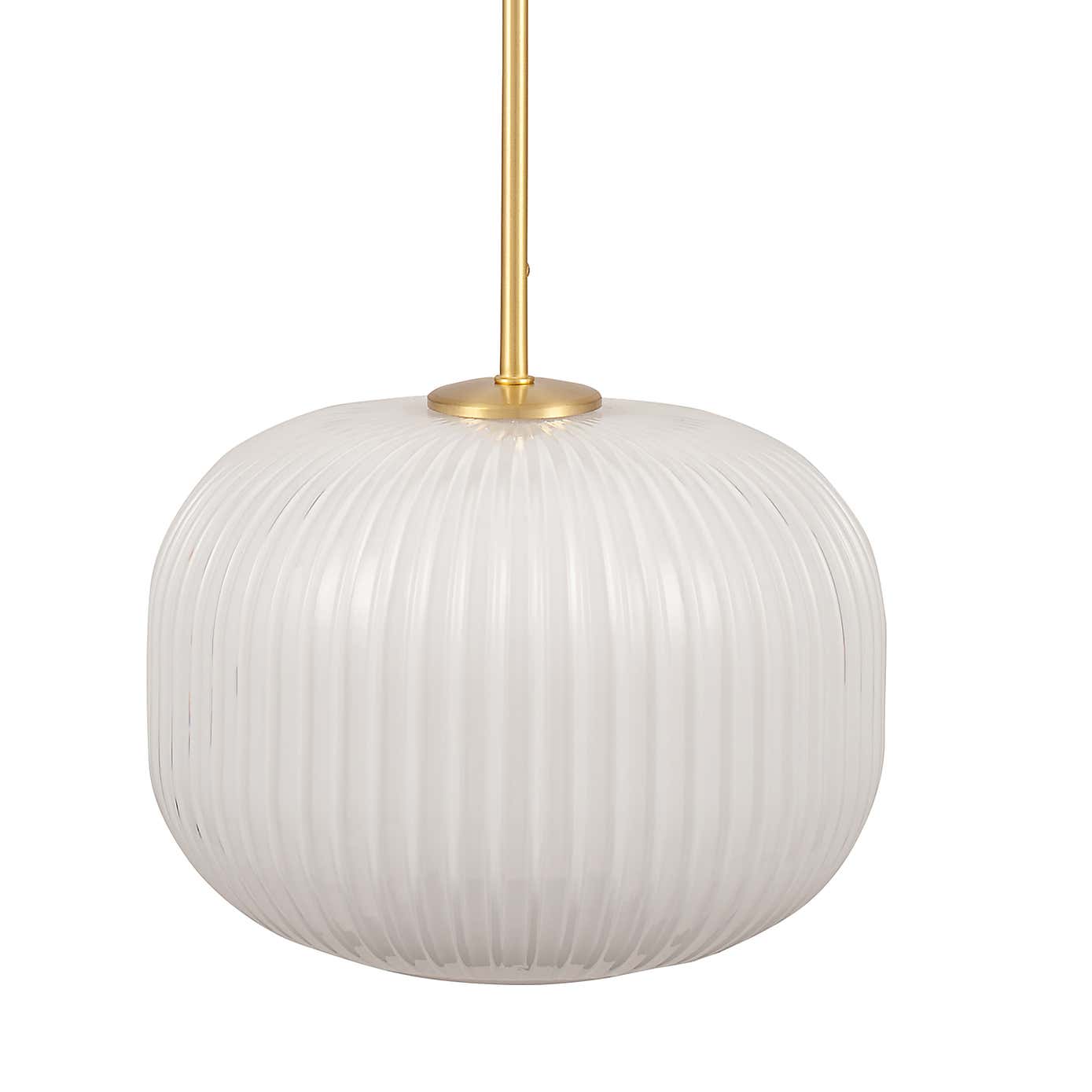 Bella Ribbed Squoval Pendant