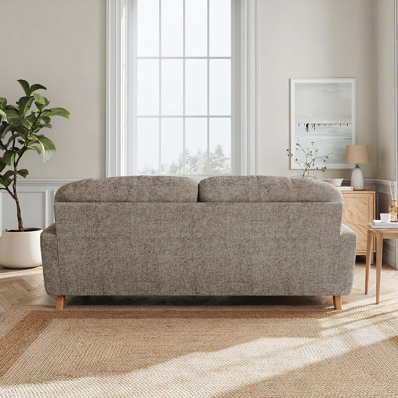 Martha Chunky Chenille 3 Seater Sofa