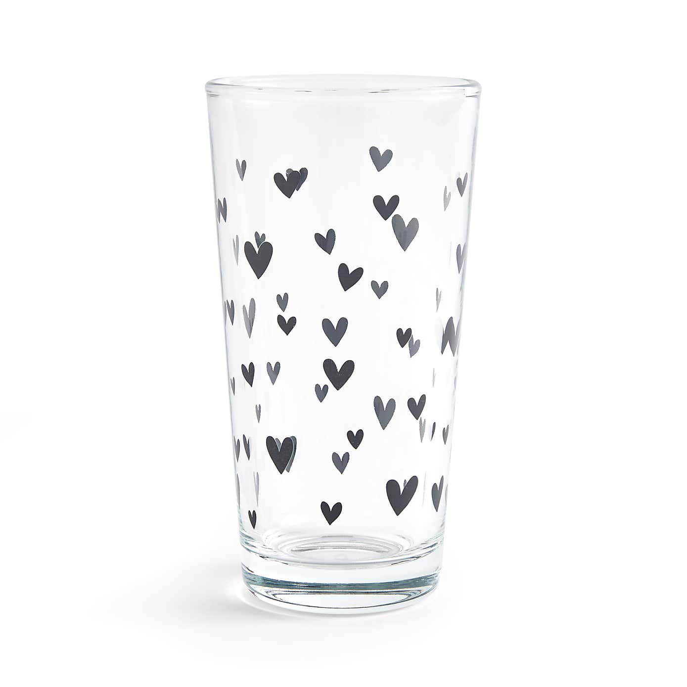 Hearts Highball Glass