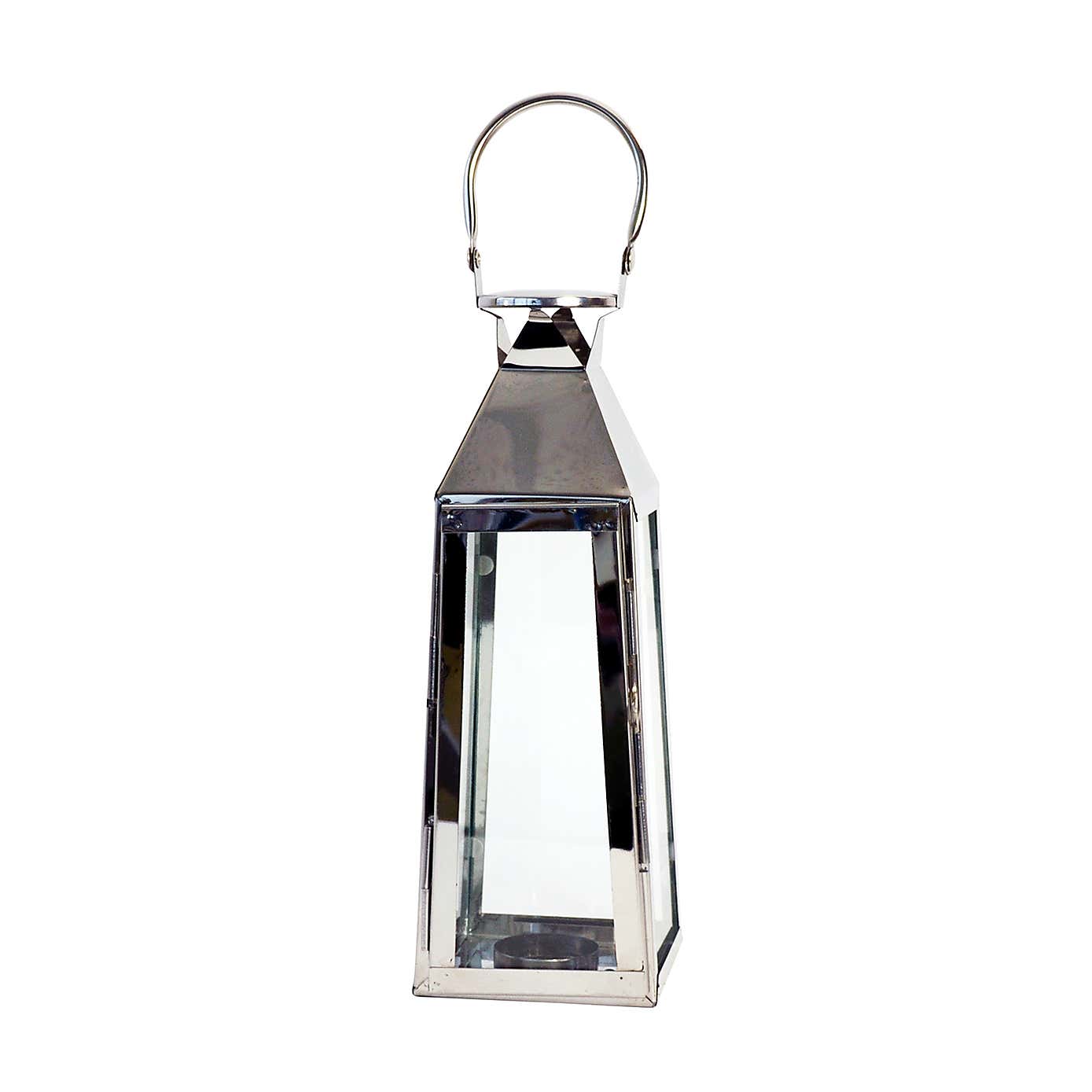 Metal And Glass Lantern