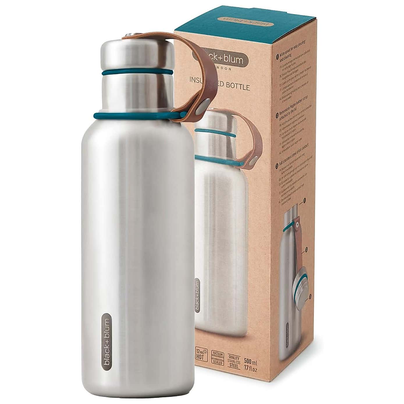 Black and Blum Insulated Water Bottle