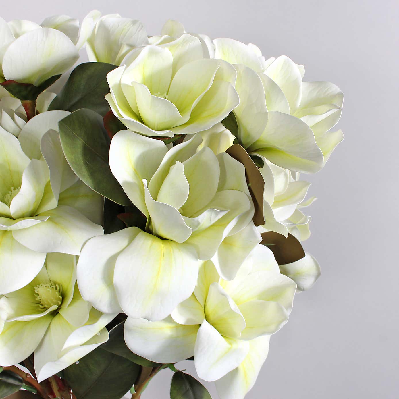 Artificial Cream Magnolia Stem