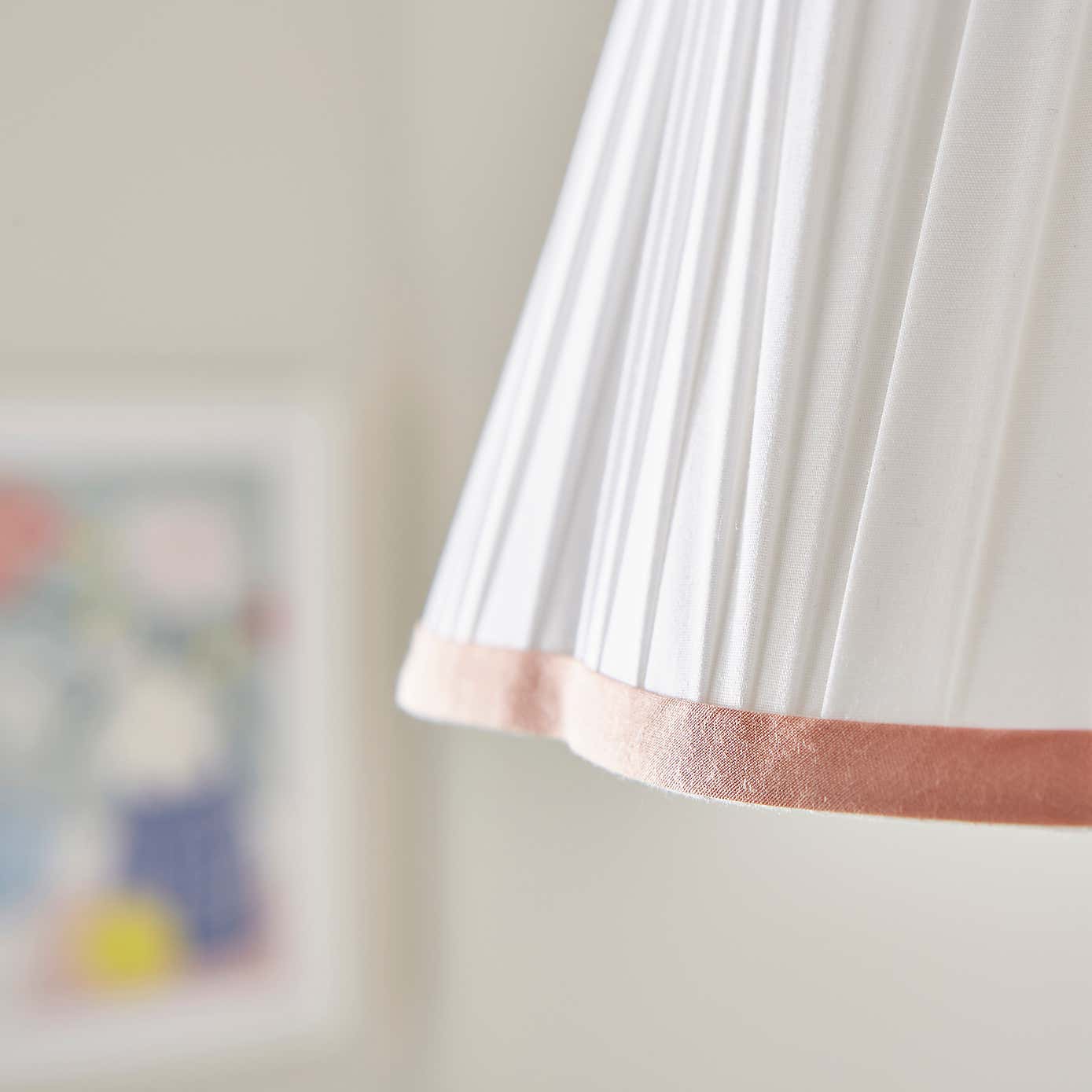 Charming Pleated Easy Fit Lamp Shade