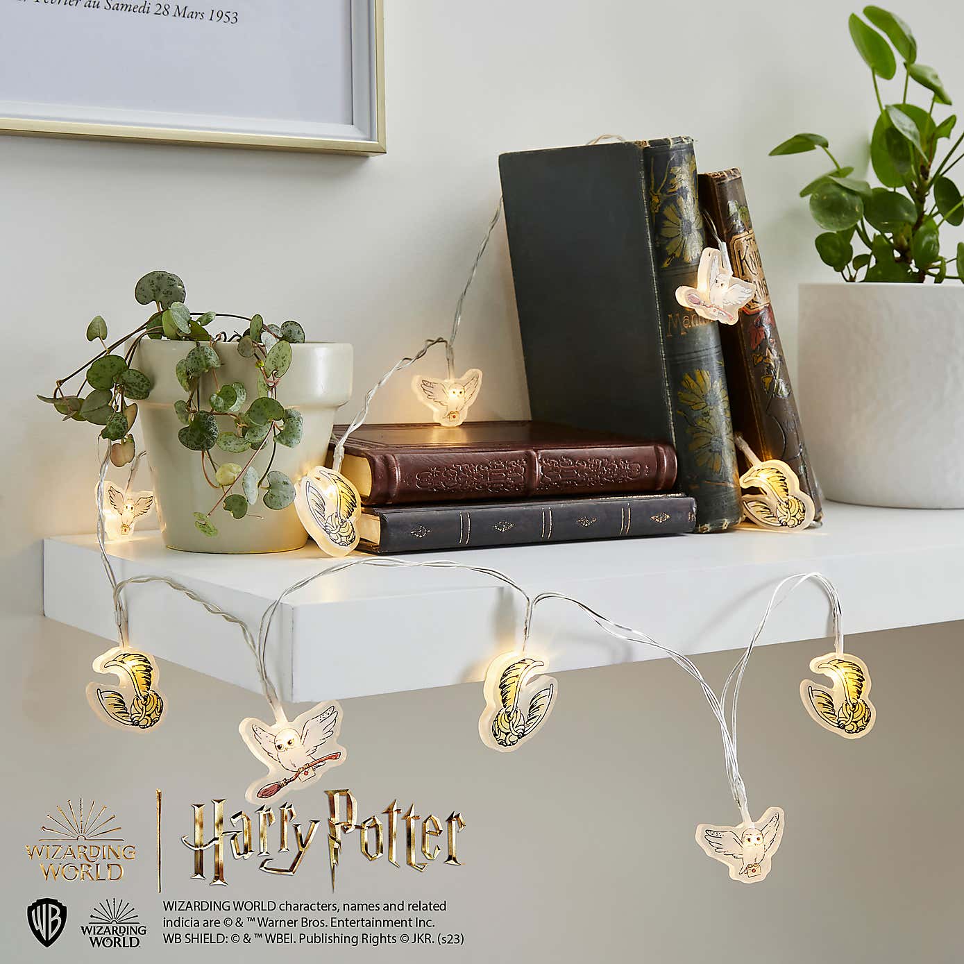 Harry Potter Hedwig & Snitch LED String Lights