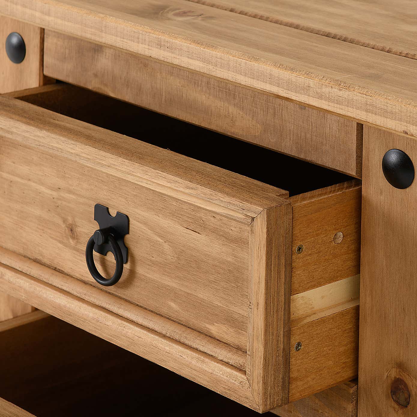 Premiere Corona 3 Drawer Bedside Chest