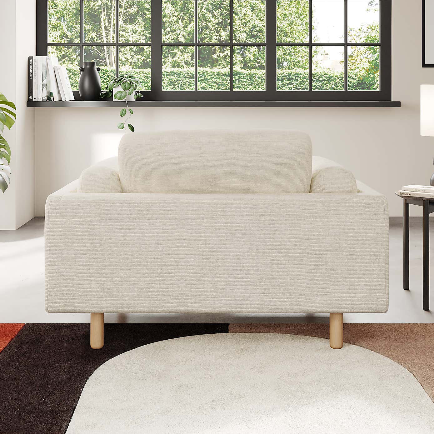 Newton Chunky Tonal Weave Snuggle Chair