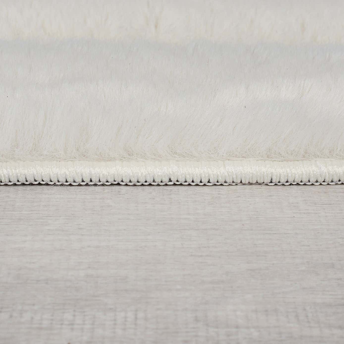 Supersoft Lush Geometric Fux Fur Arch Rug