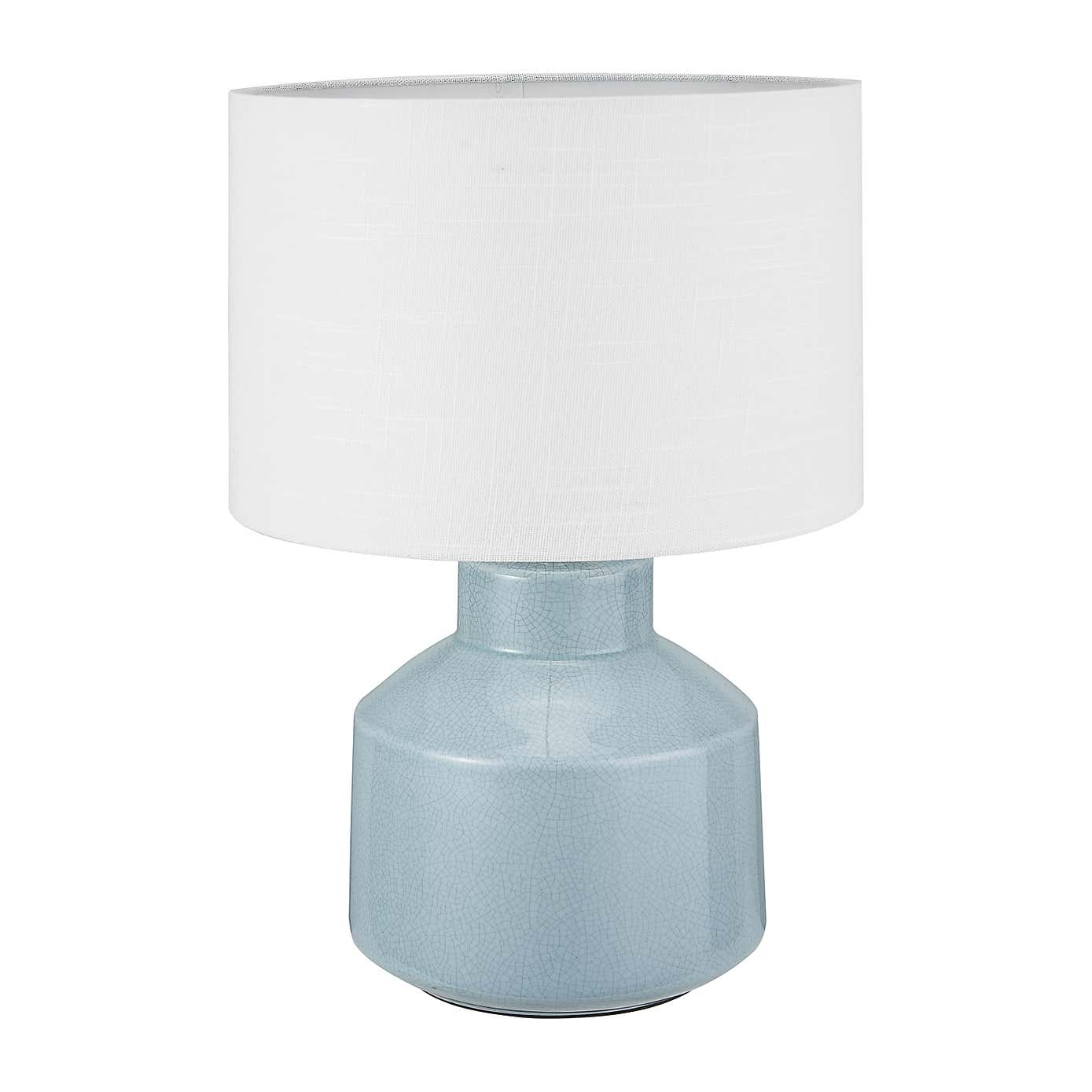 Nora Crackle Effect Table Lamp