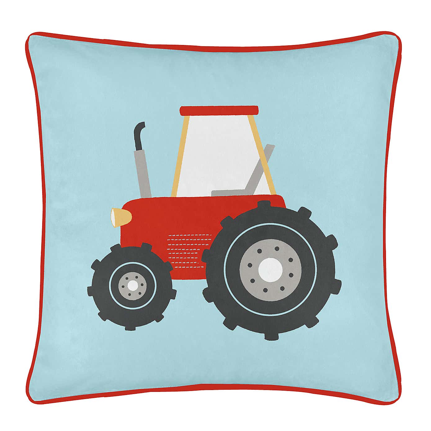 Farmyard Friends Blue Cushion 43cm x 43cm