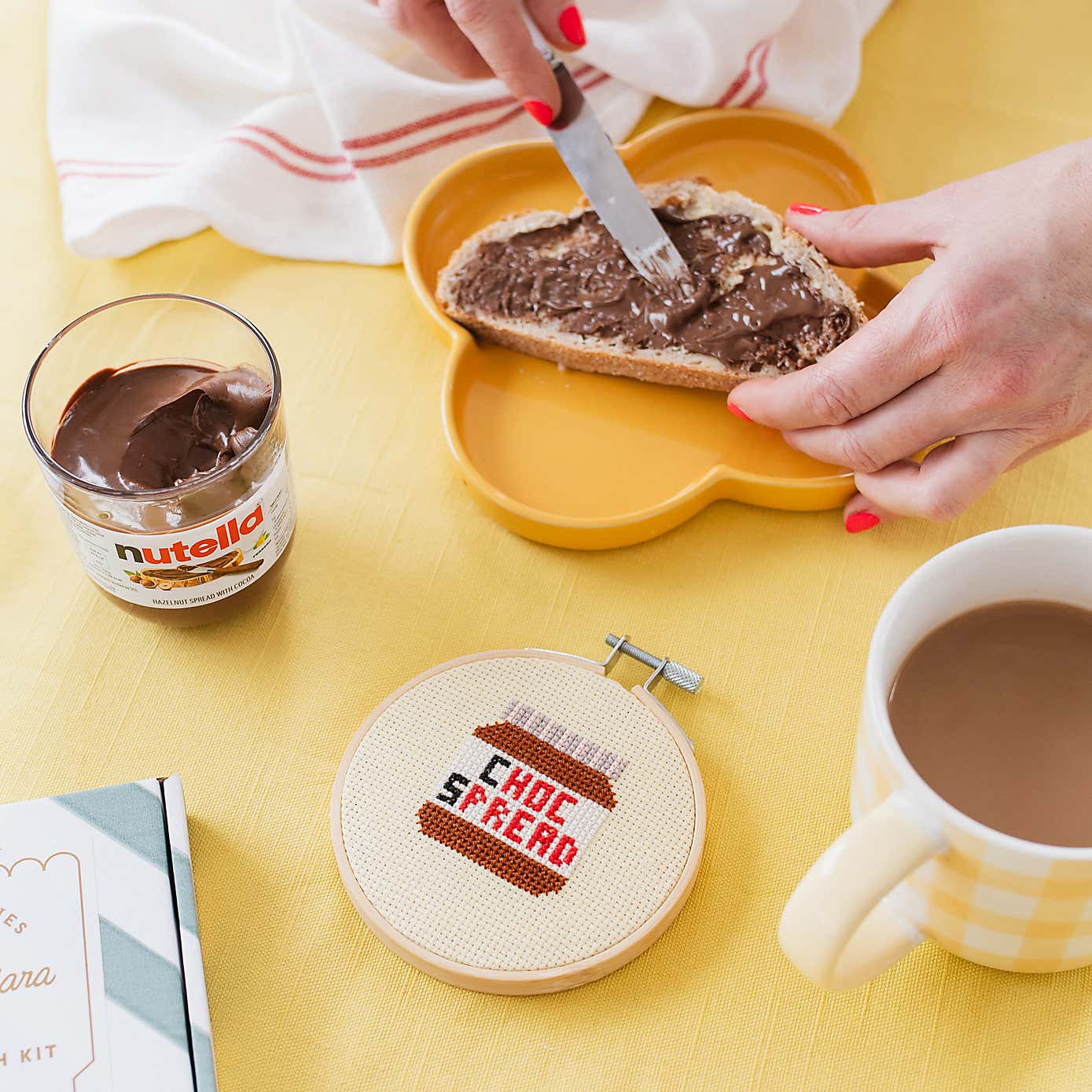 Cotton Clara Choc Spread Cross Stitch Kit