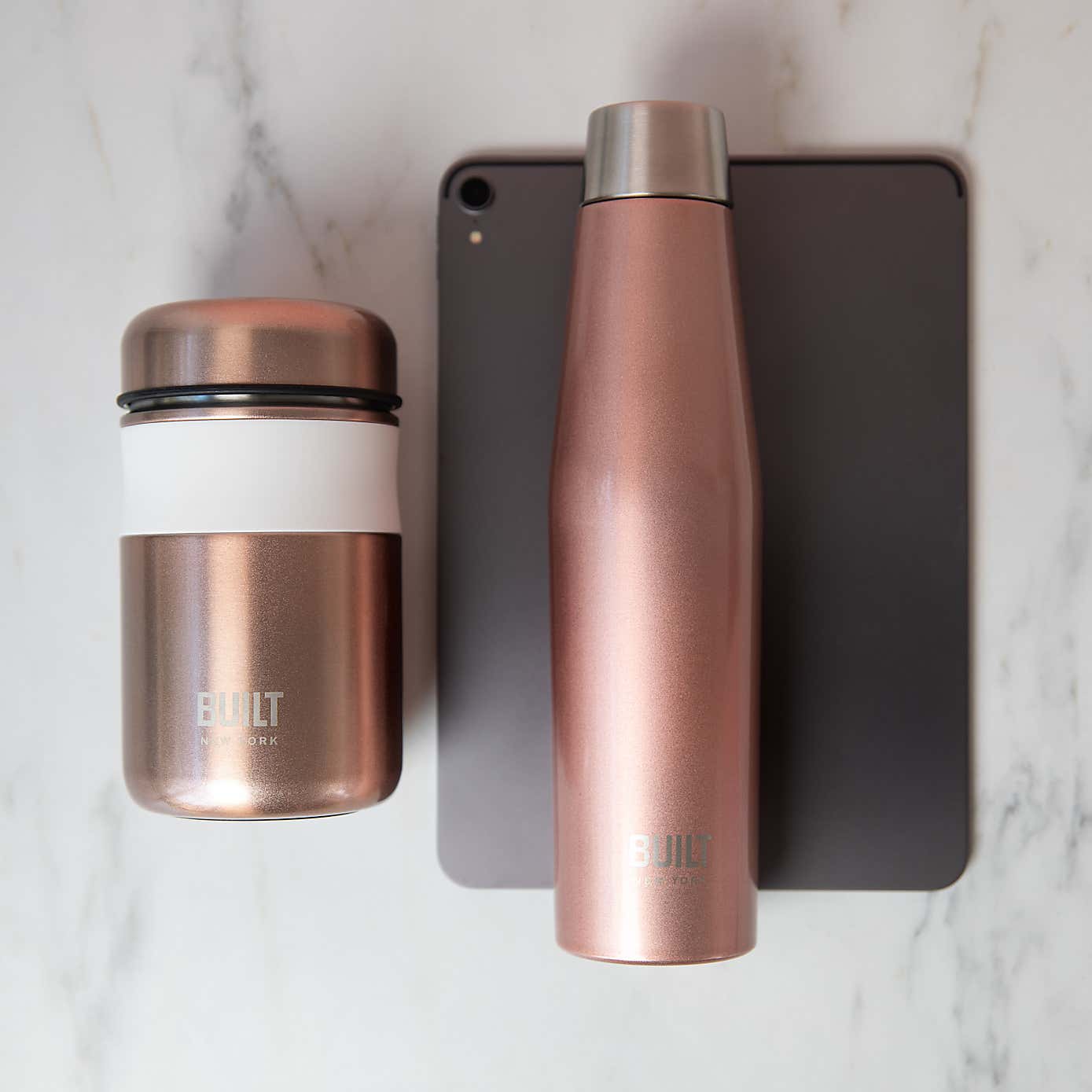 Built Insulated Water Bottle and Food Flask Set