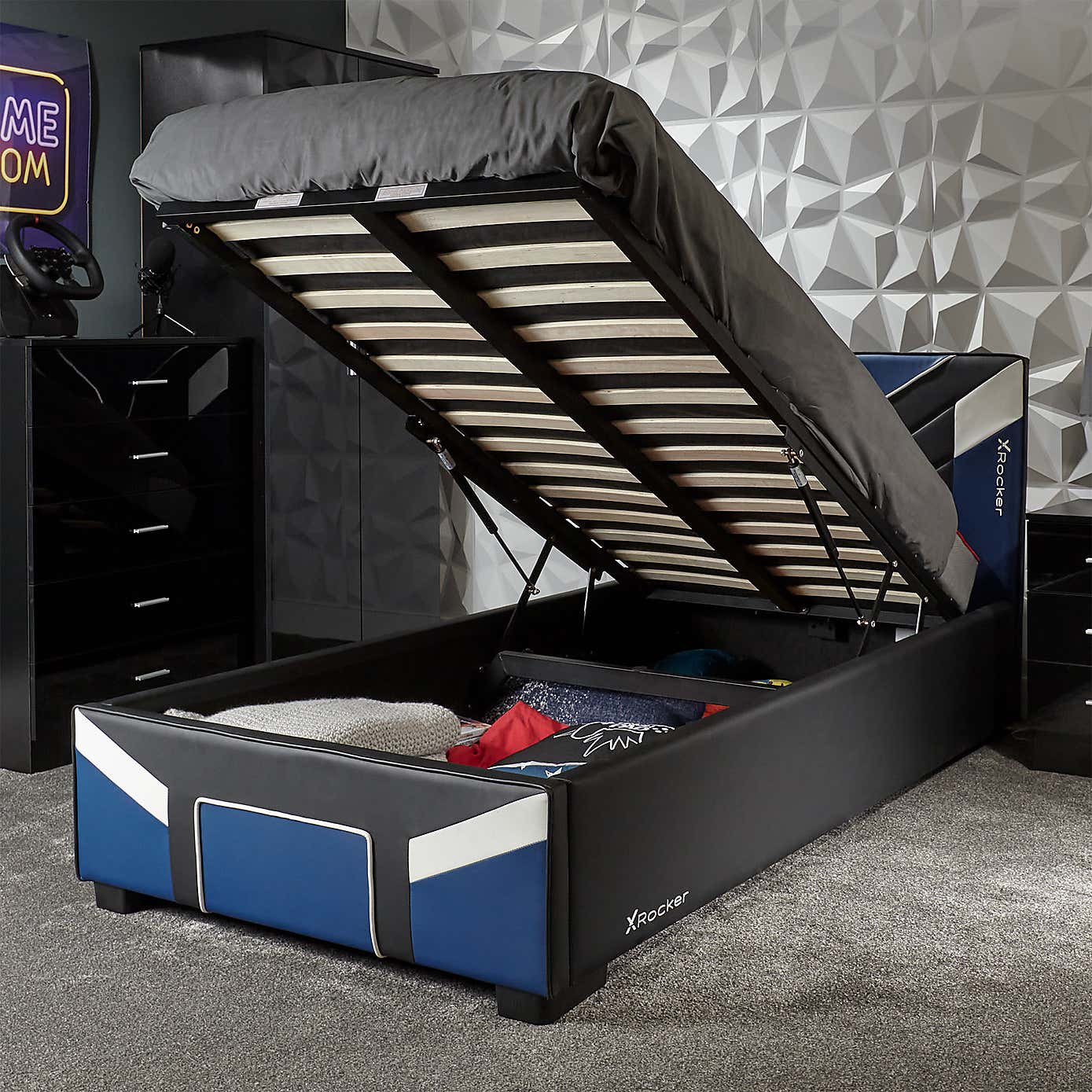 X Rocker Cerberus MKII Ottoman Bed