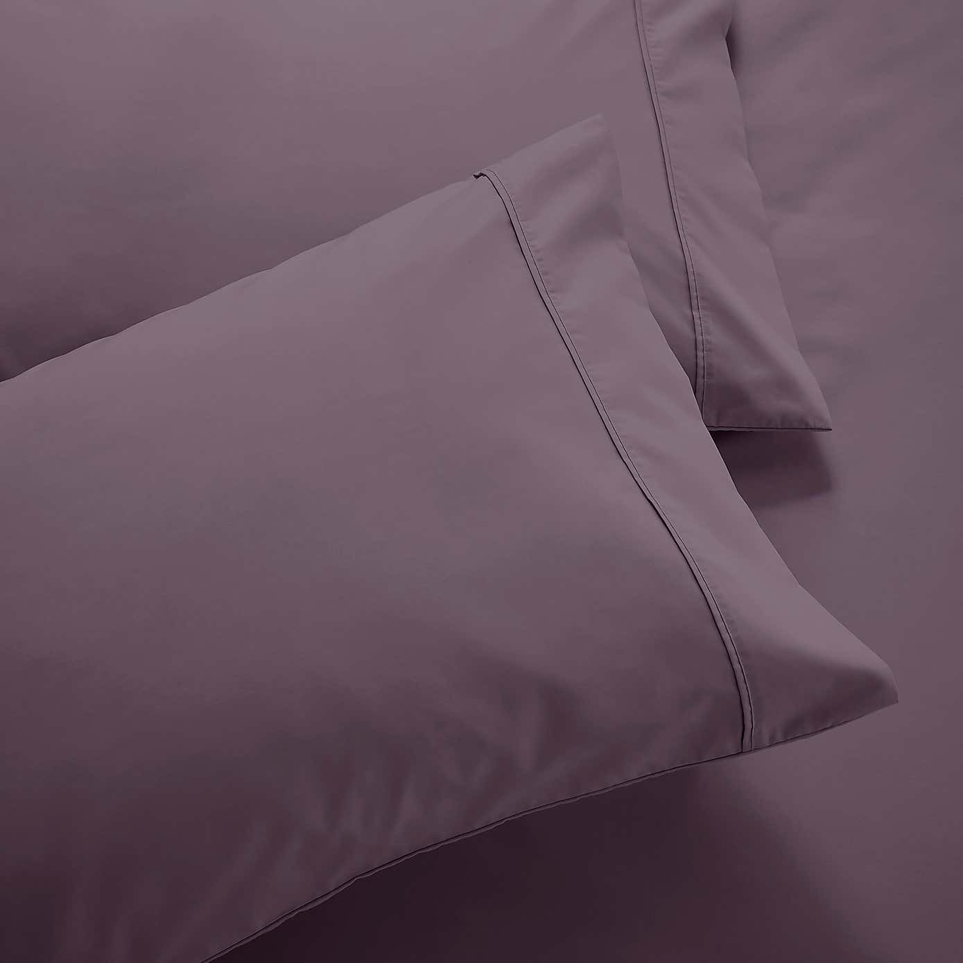 Dorma Egyptian Cotton 400 Thread Count Percale Housewife Pillowcase