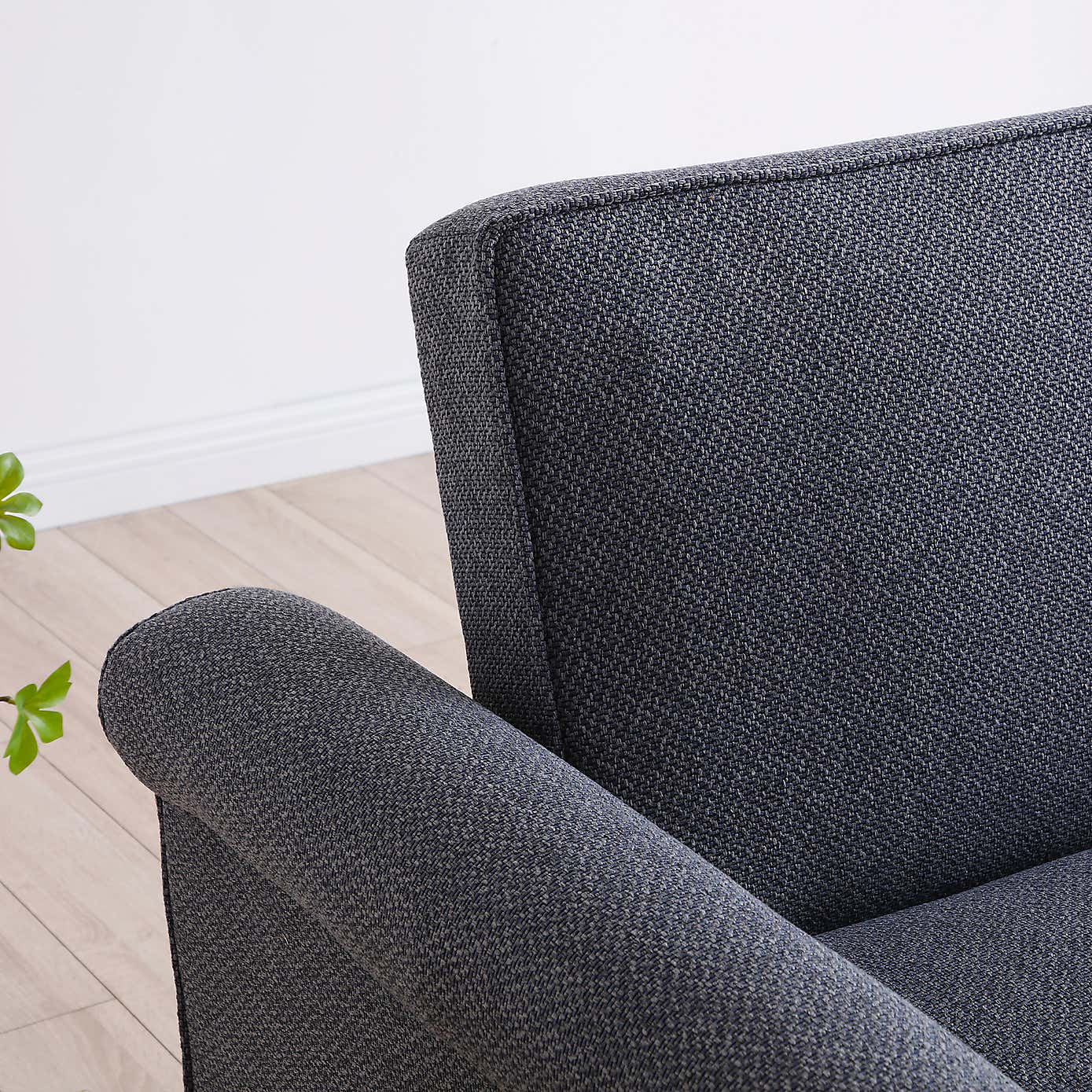 Kayden Fabric 2 Seater Scroll Arm Sofabed