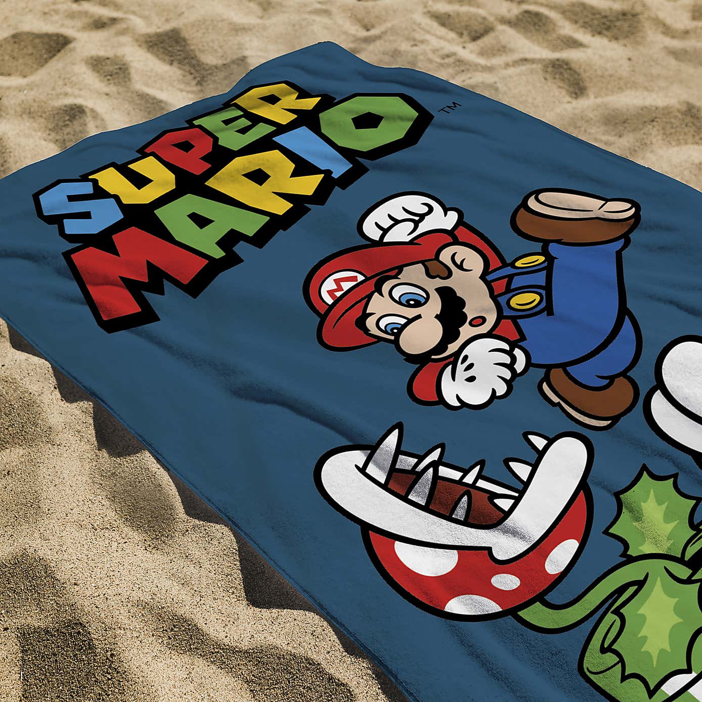Super Mario Cotton Beach Towel