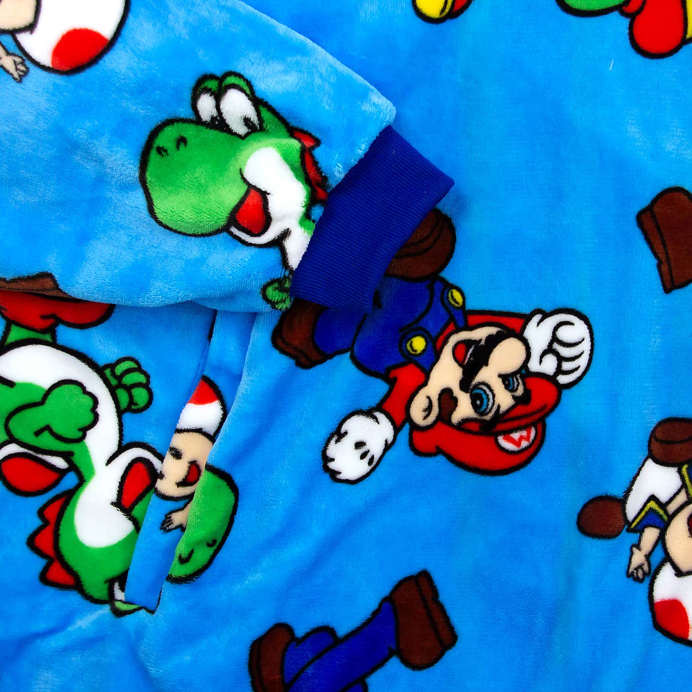 Super Mario Chums Hugzee Blanket Hoodie