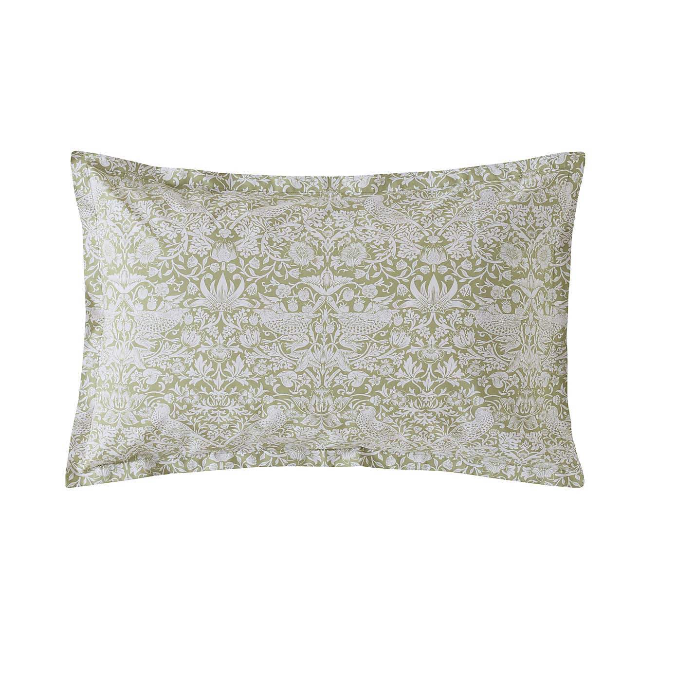 William Morris Strawberry Thief 100% Cotton Oxford Pillowcase