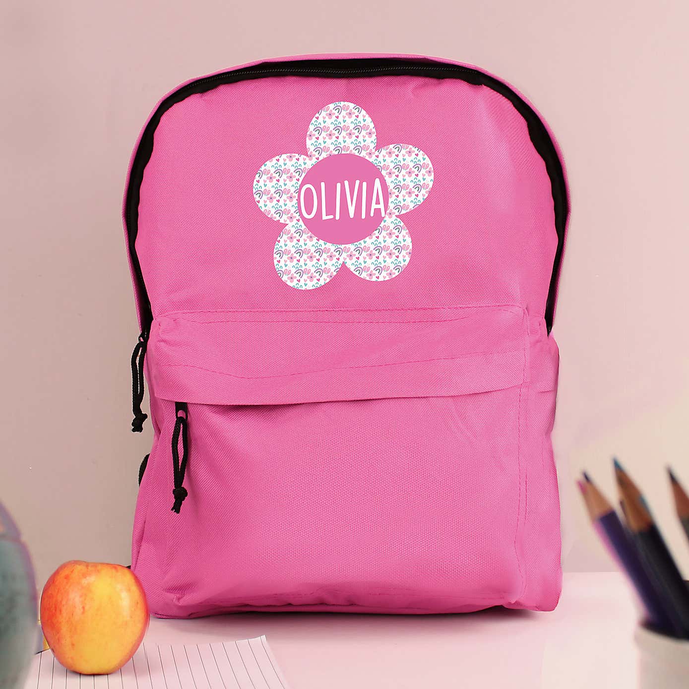 Personalised Flower Backpack